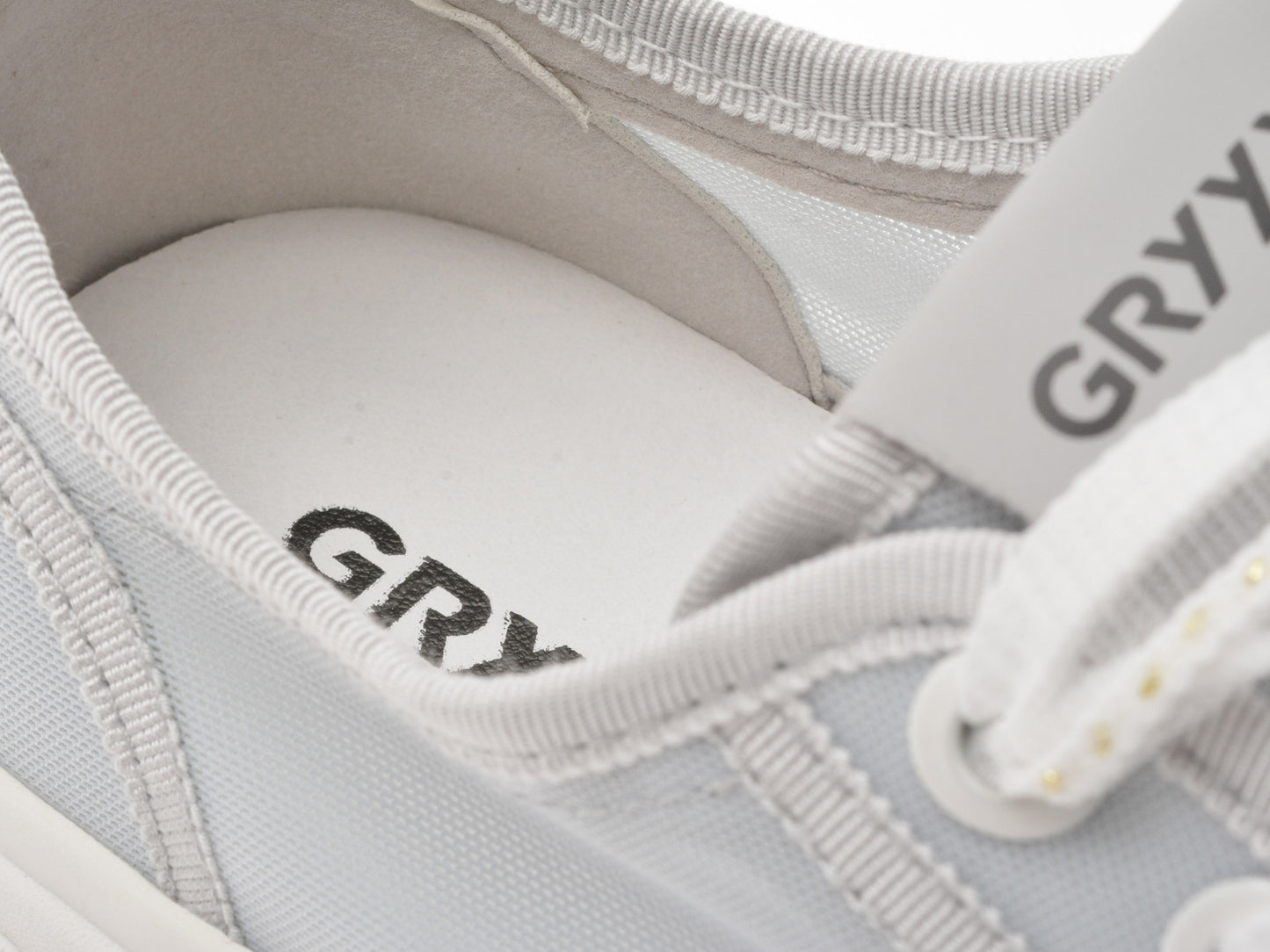Pantofi sport GRYXA albi, 1092, din material textil