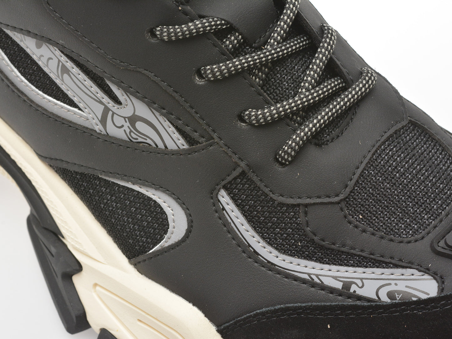 Pantofi sport GRYXA negri, 110031, din material textil