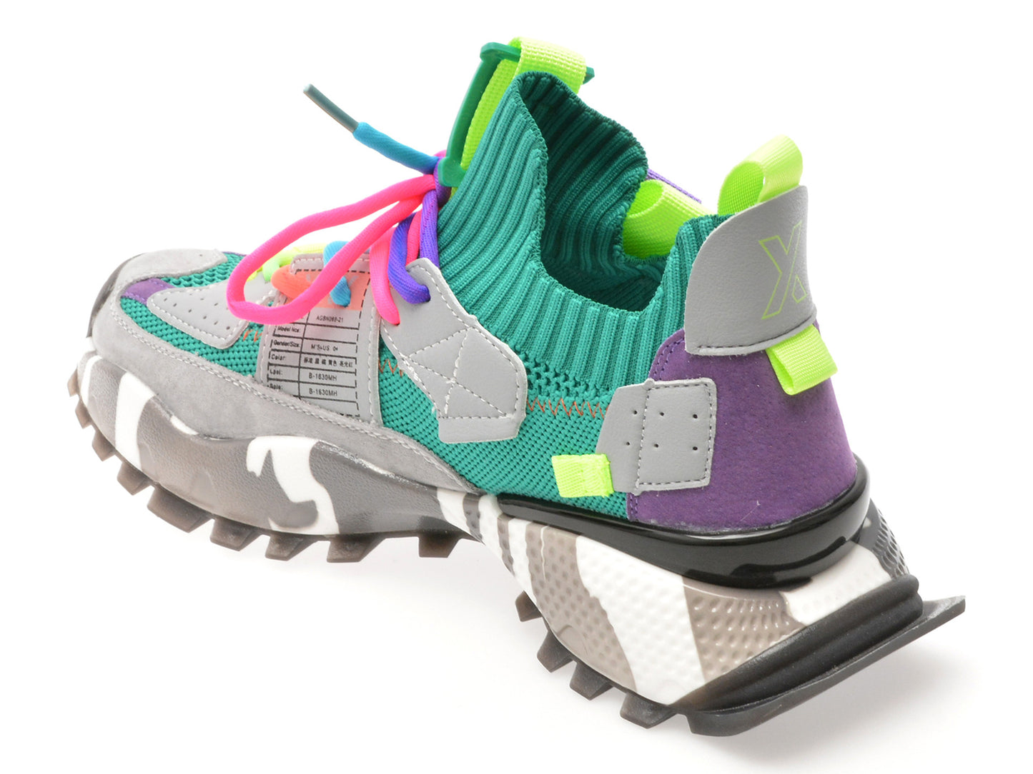 Pantofi sport GRYXA portocalii, 18159, din material textil