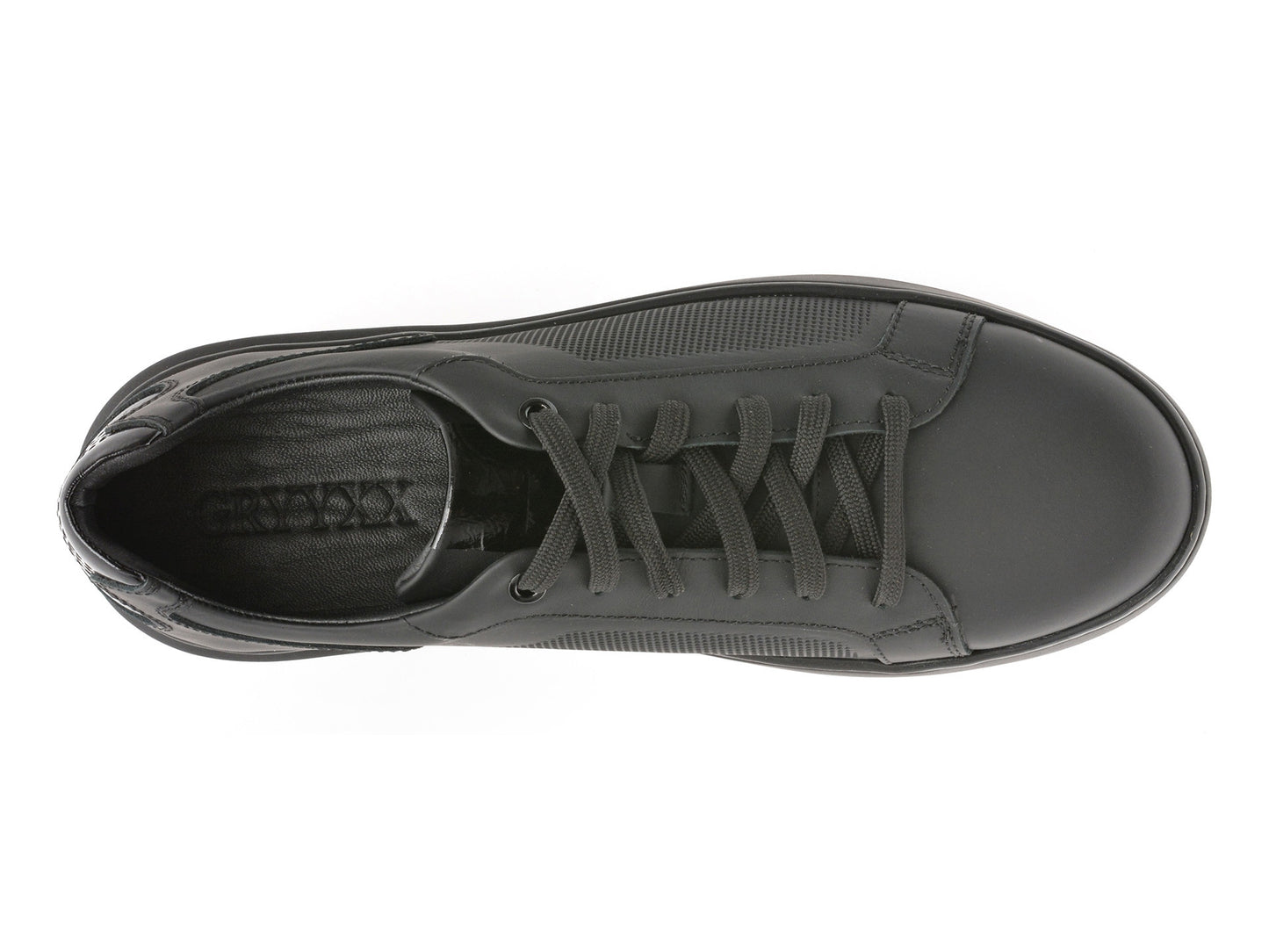 Pantofi sport GRYXA negri, MB1400, din piele naturala