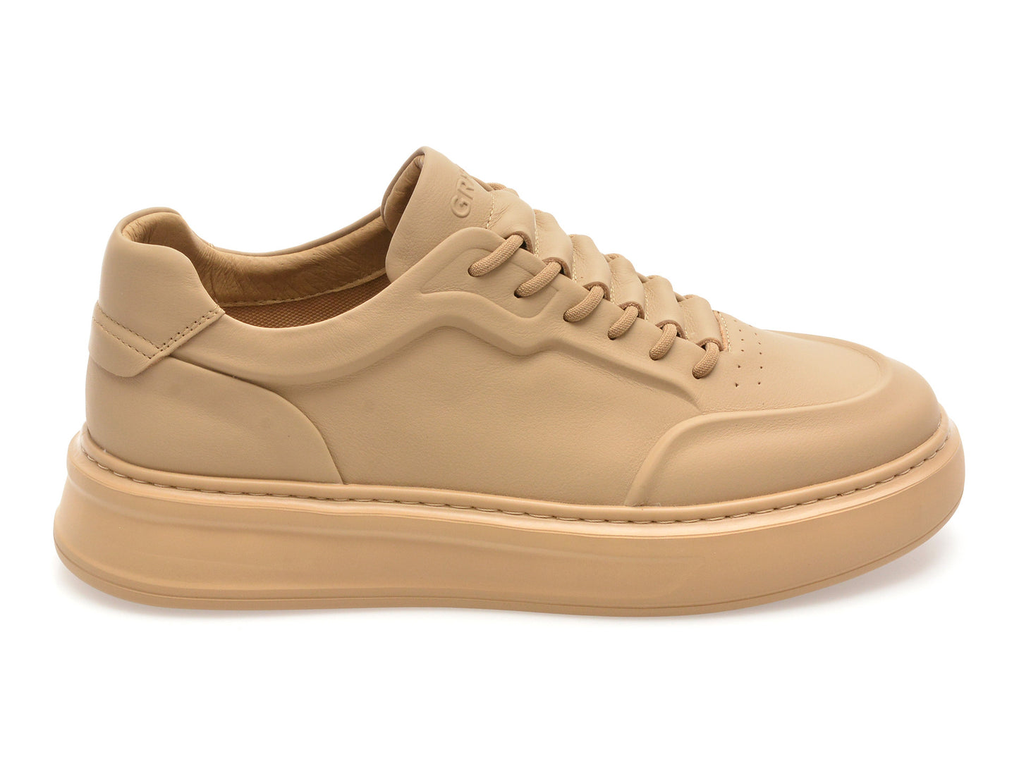 Pantofi sport GRYXA negri, 5618, din piele naturala
