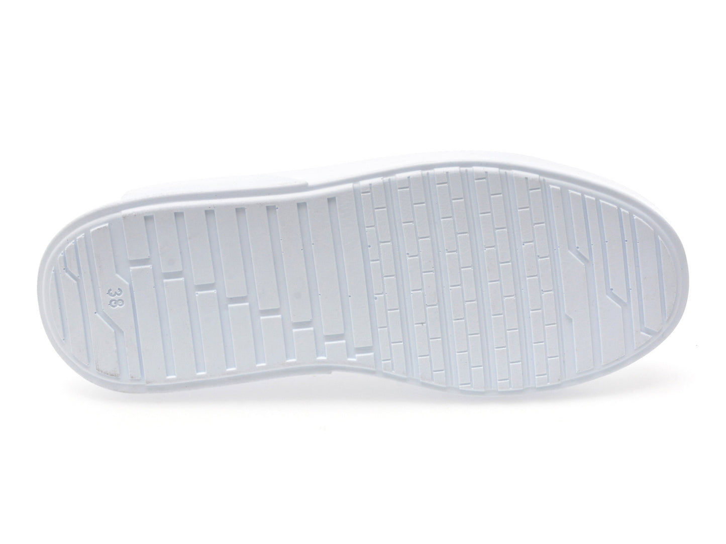Pantofi sport GRYXA albi, MN2320, din piele naturala