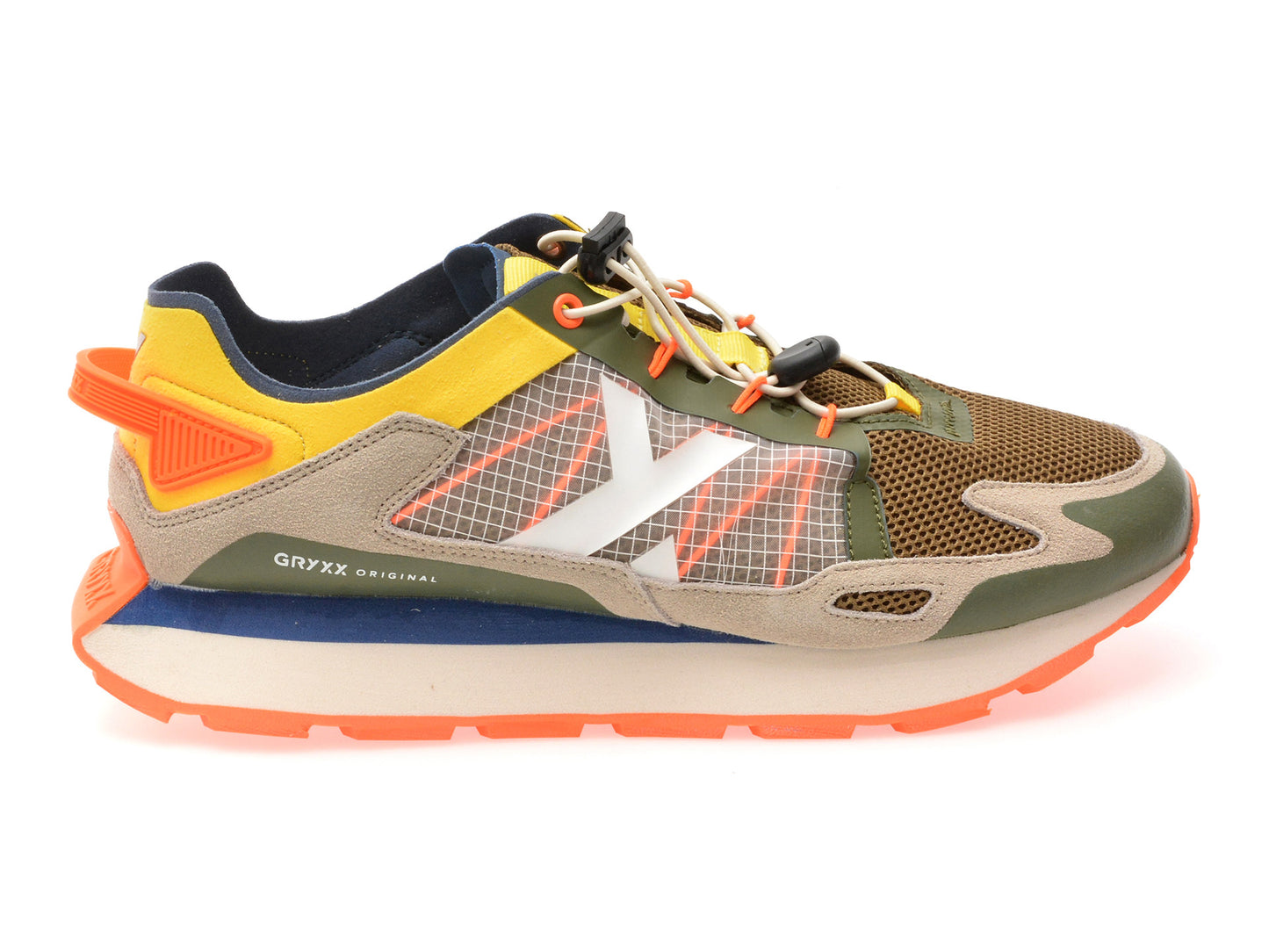 Pantofi sport GRYXA albi, 40049M, din material textil