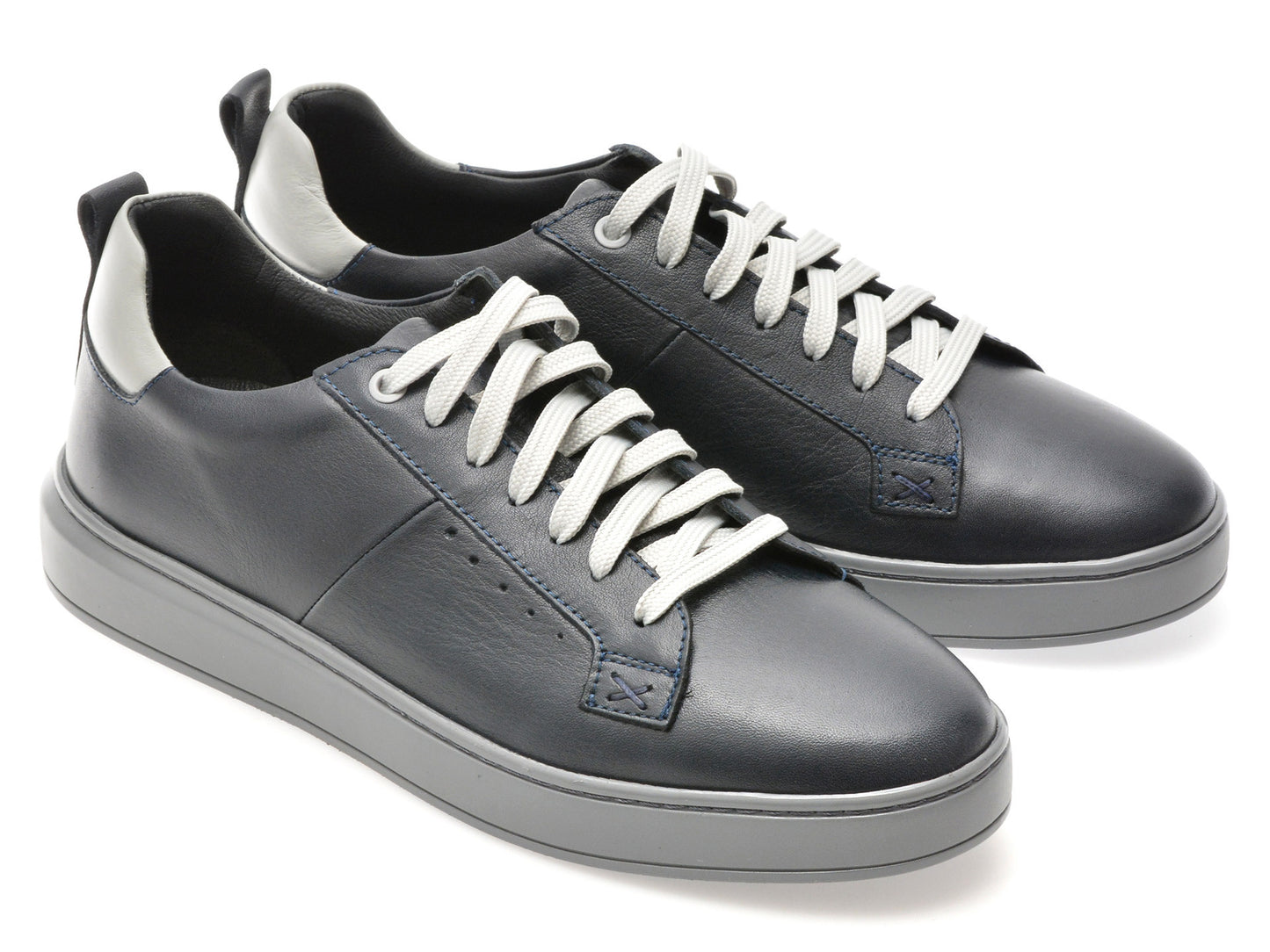 Pantofi sport GRYXA bleumarin, MB1230, din piele naturala
