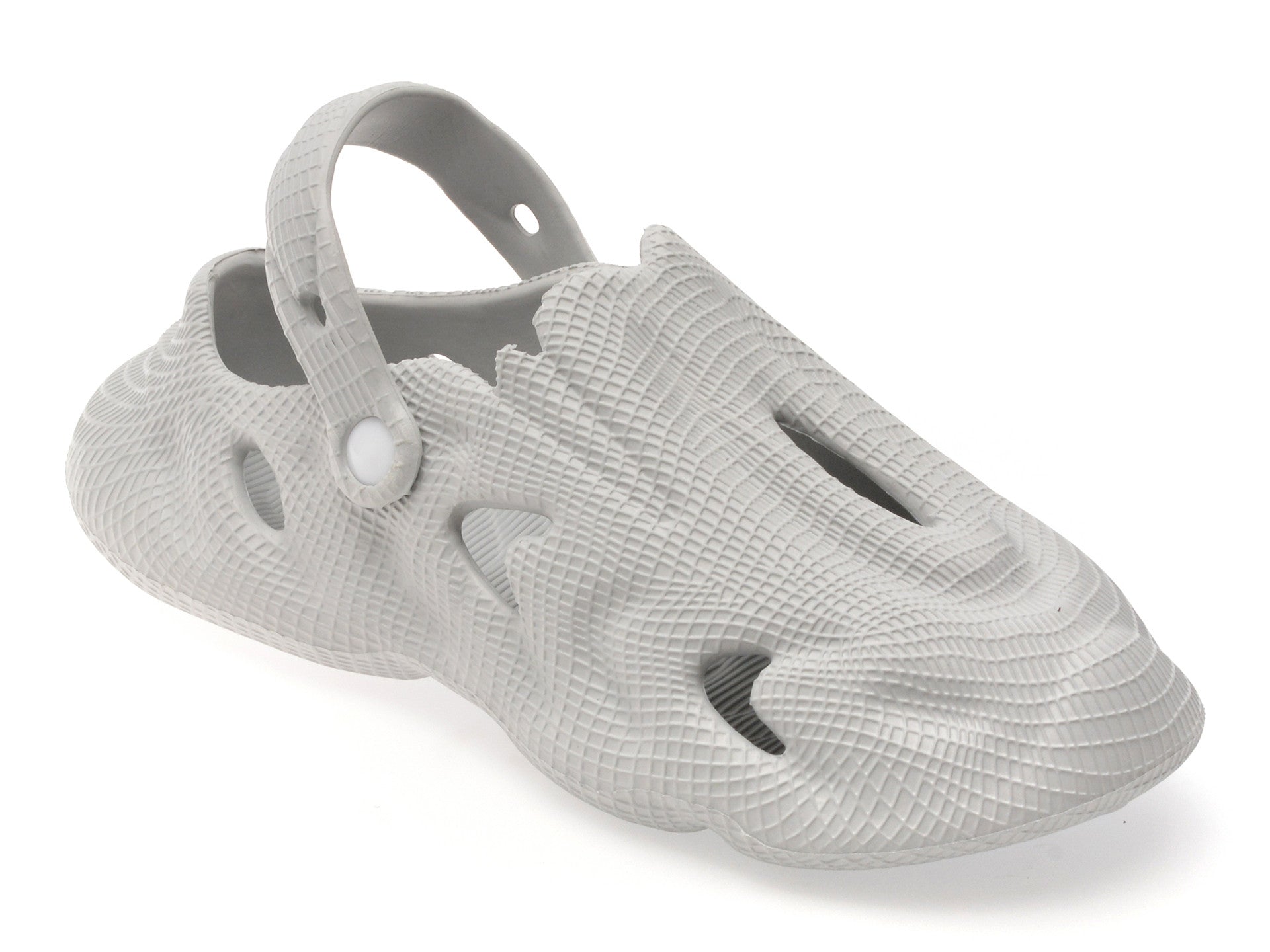 Papuci GRYXA gri, YD1001, din pvc