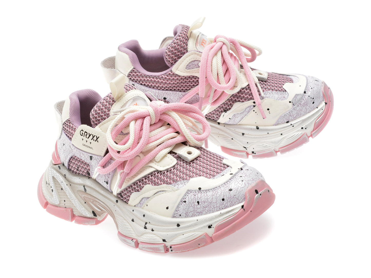 Pantofi sport GRYXA mov, 80672, din material textil