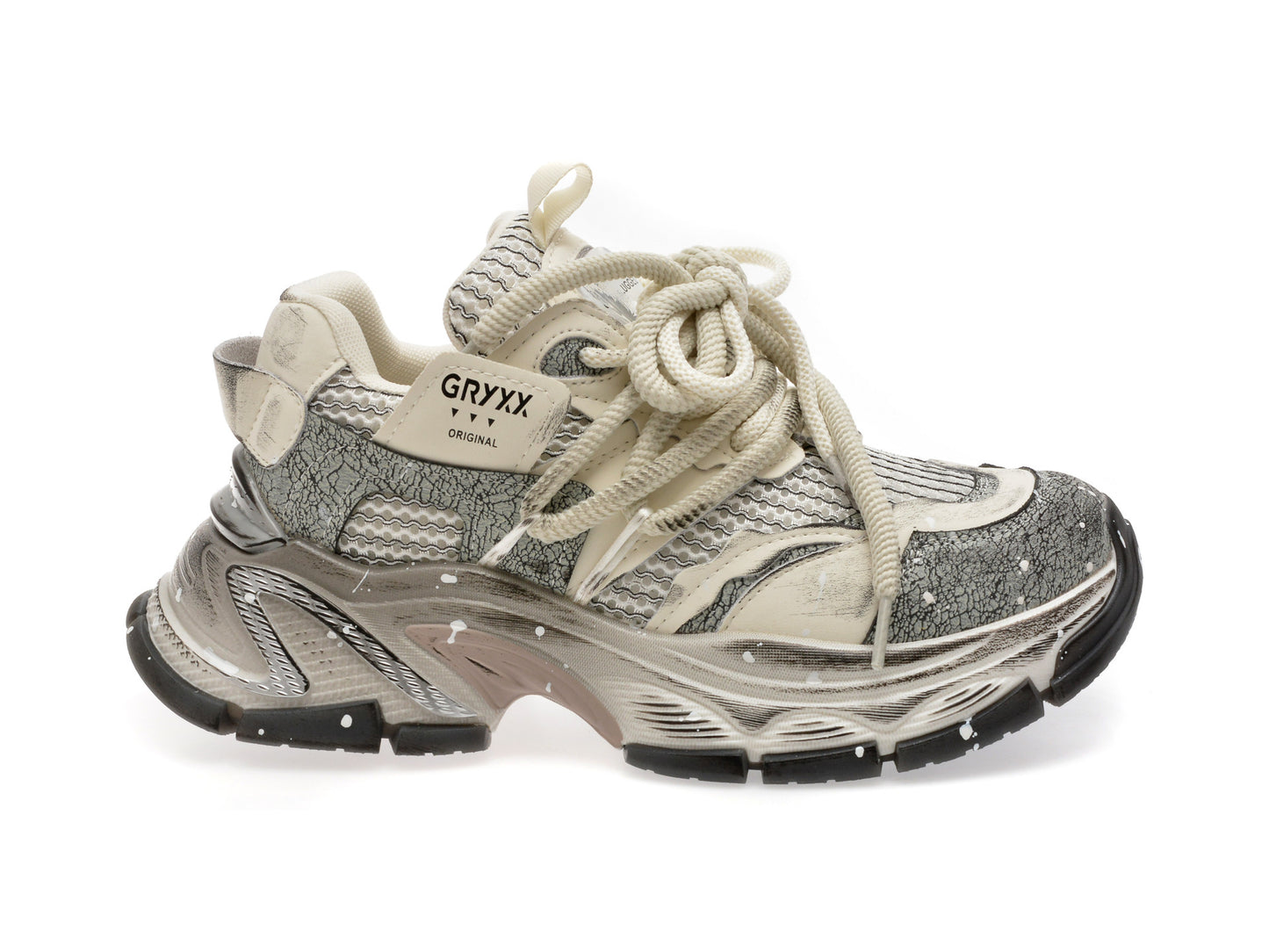 Pantofi sport GRYXA mov, 80672, din material textil