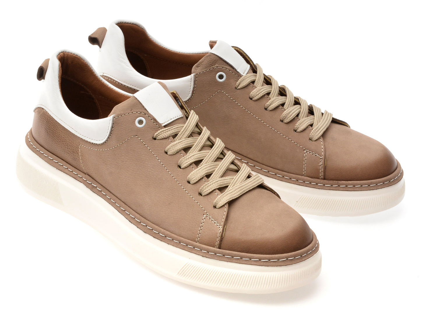 Pantofi sport GRYXA gri, TRL57, din nabuc