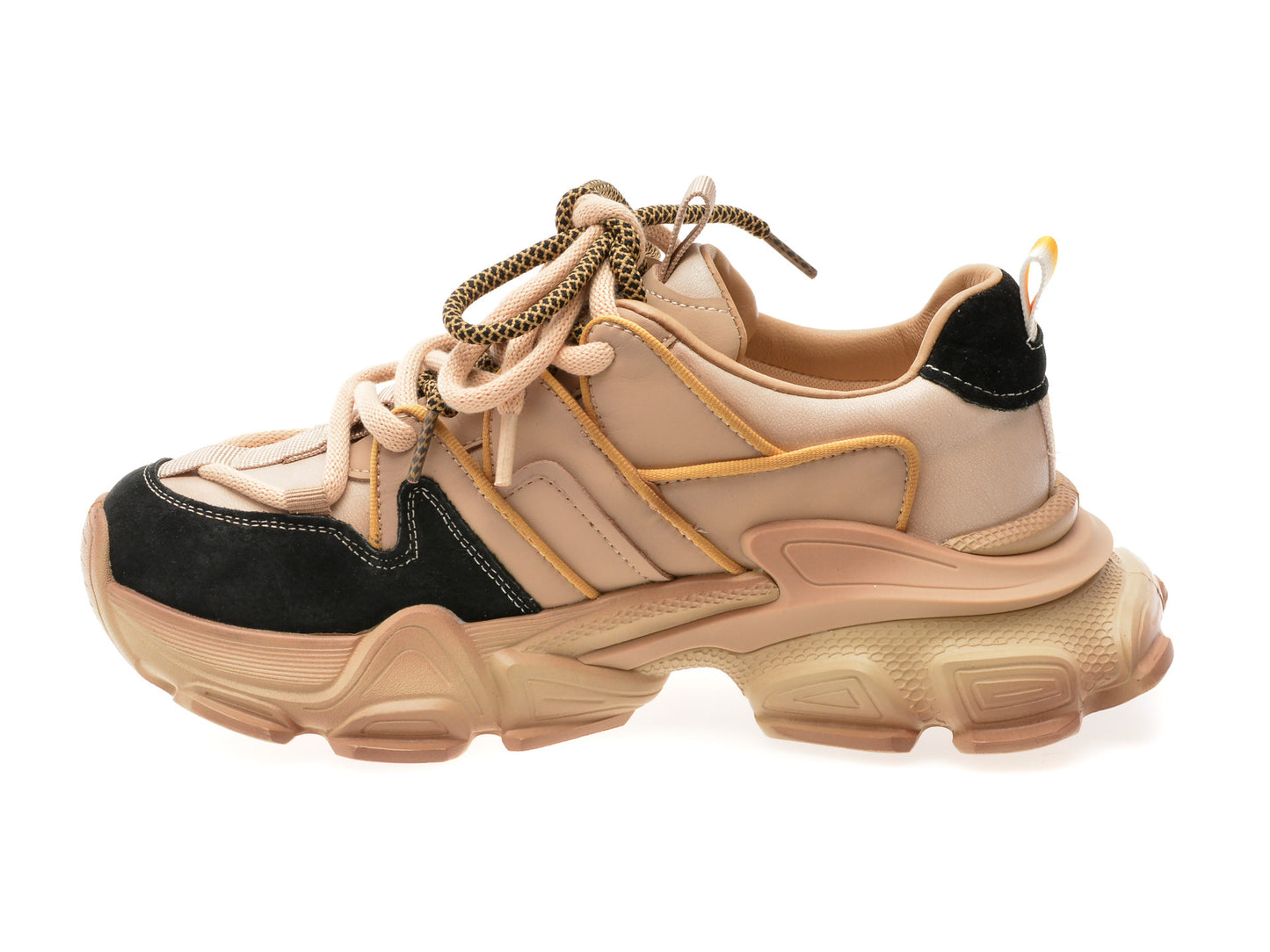 Pantofi sport GRYXA negri, 5752, din piele ecologica