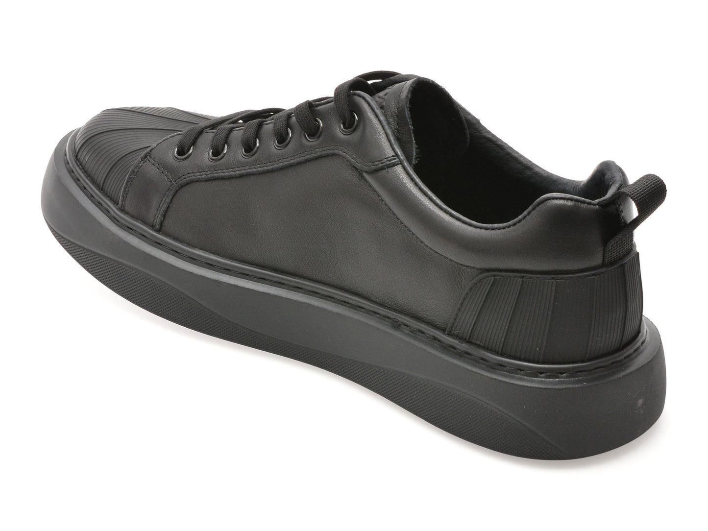 Pantofi sport GRYXA negri, 80311, din piele naturala