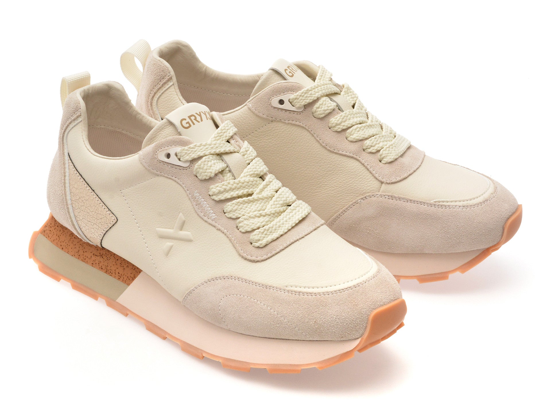 Pantofi sport GRYXA negri, 110169, din piele naturala