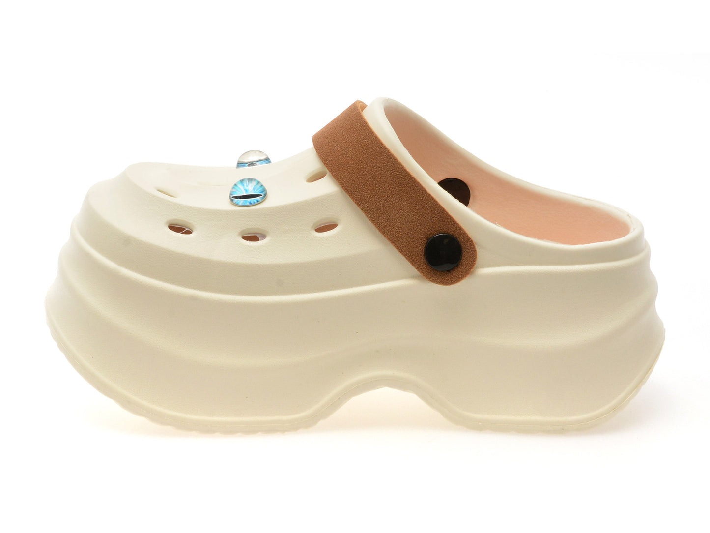 Papuci GRYXA negri, E821, din pvc