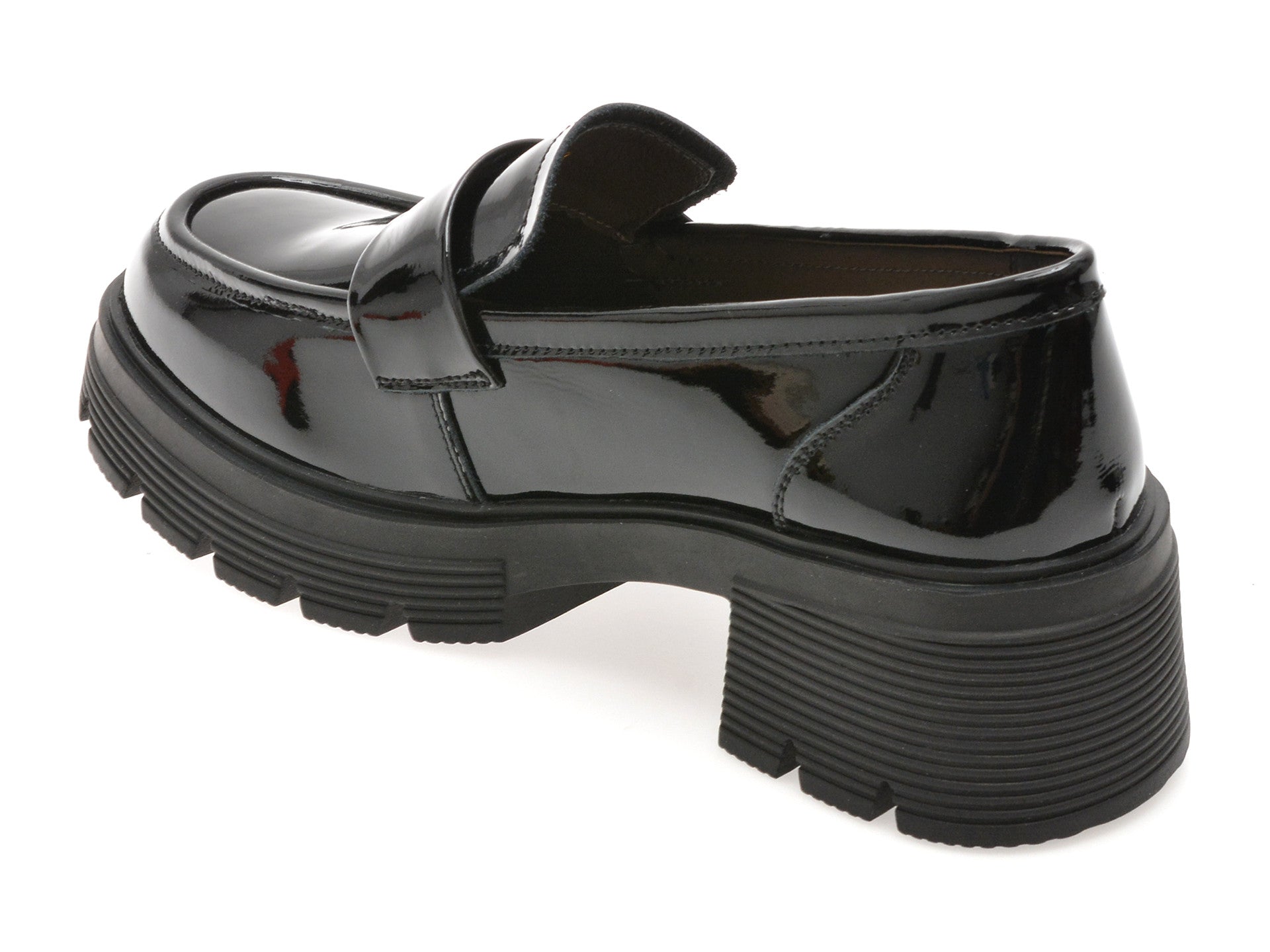 Mocasini GRYXA negri, 88178, din piele naturala