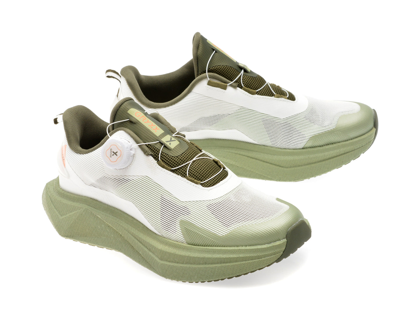 Despre produsul Pantofi sport GRYXA verzi, 24122, din material textil
