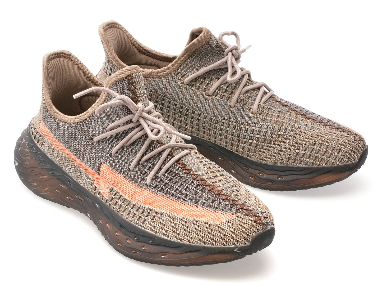 Pantofi sport GRYXA maro, JHL11, din material textil