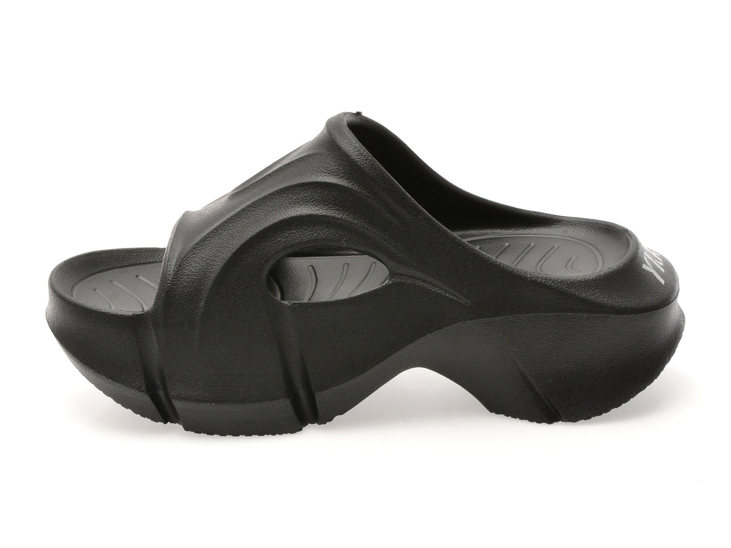Papuci GRYXA negri, XY03, din pvc