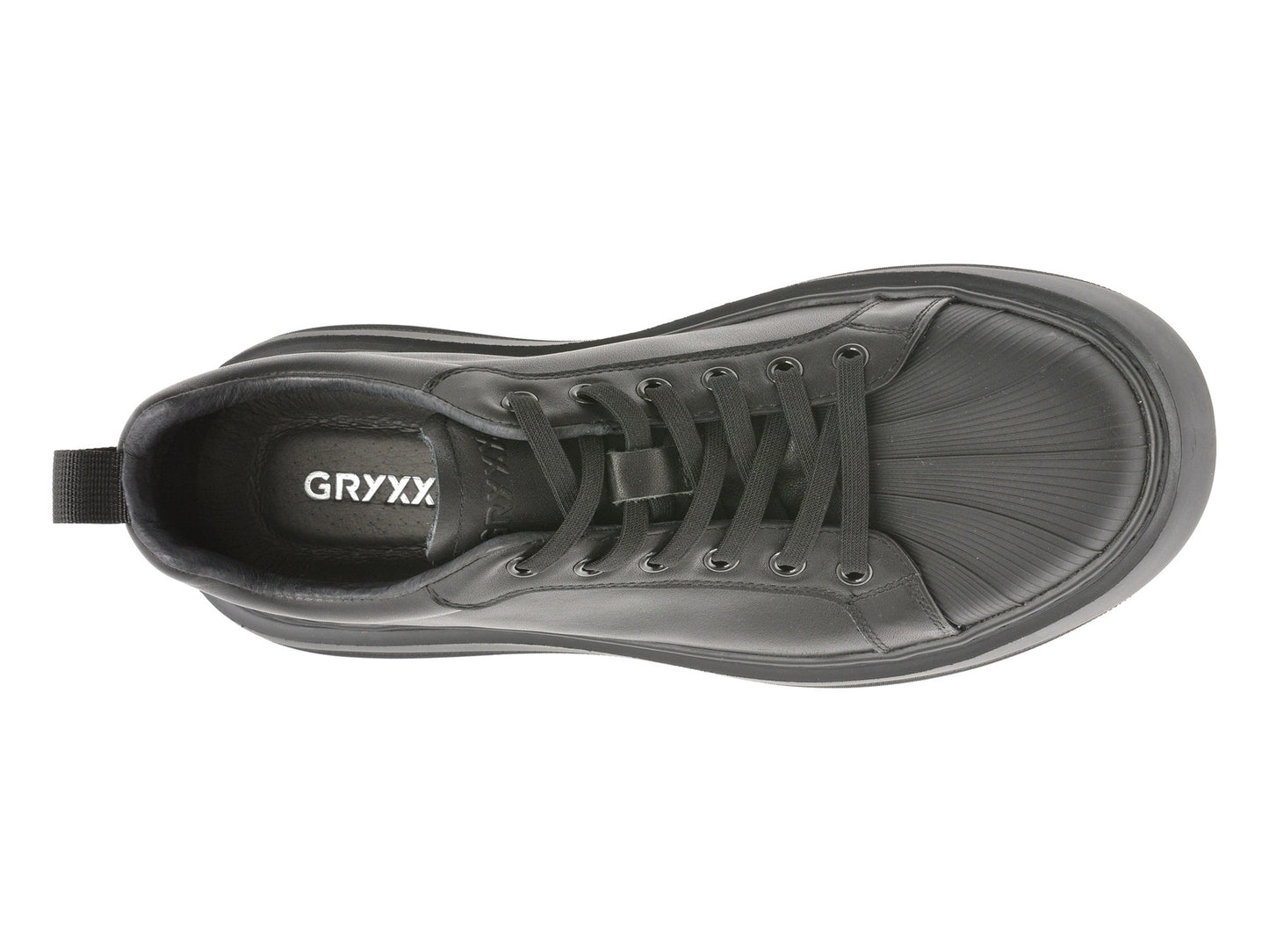 Pantofi sport GRYXA negri, 80311, din piele naturala