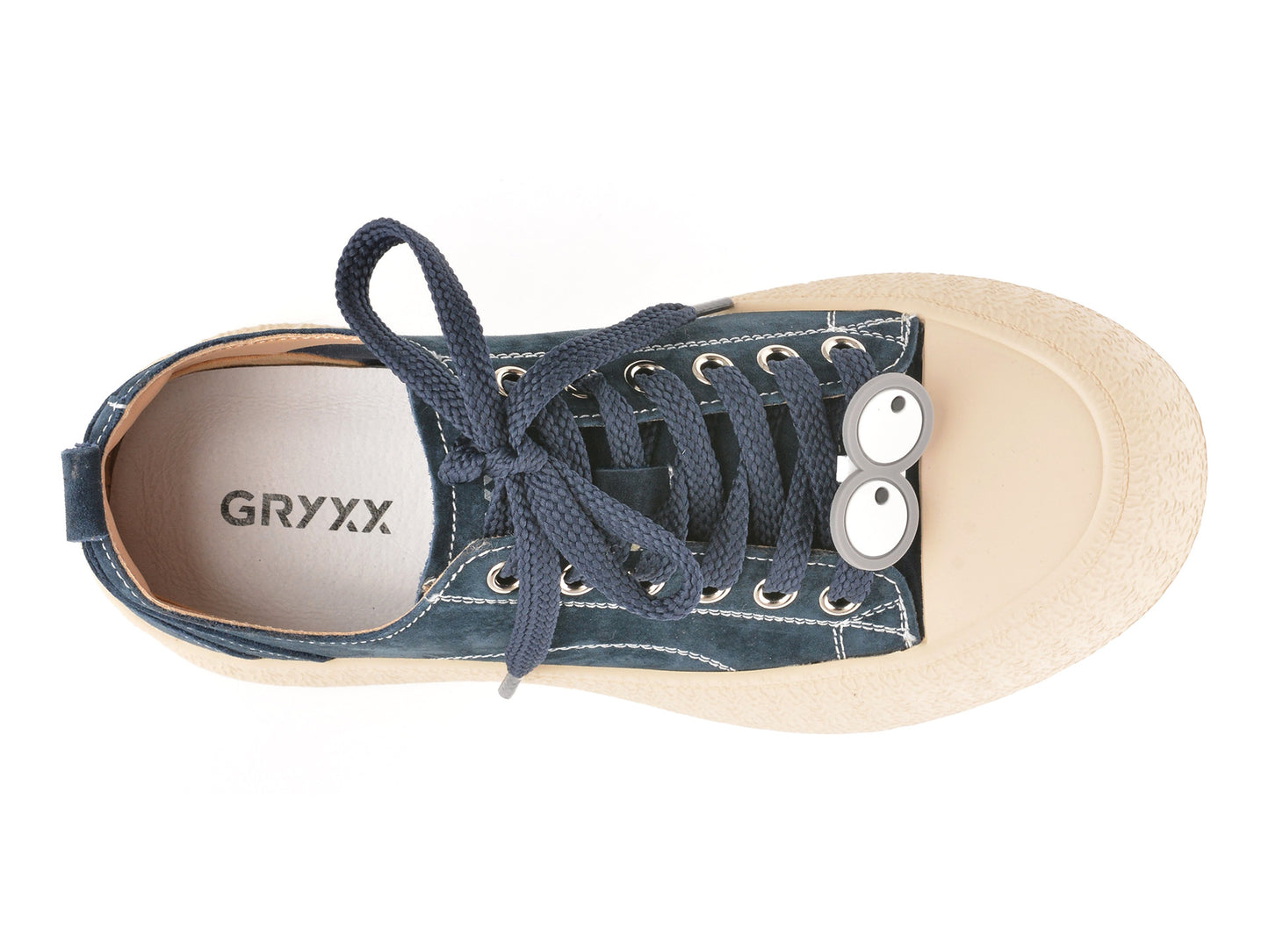 Pantofi sport GRYXA albastri, 24997, din piele intoarsa