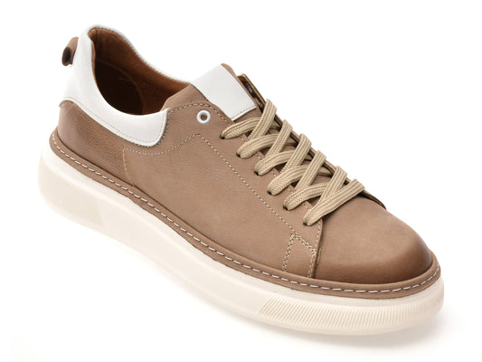 Pantofi sport GRYXA gri, TRL57, din nabuc