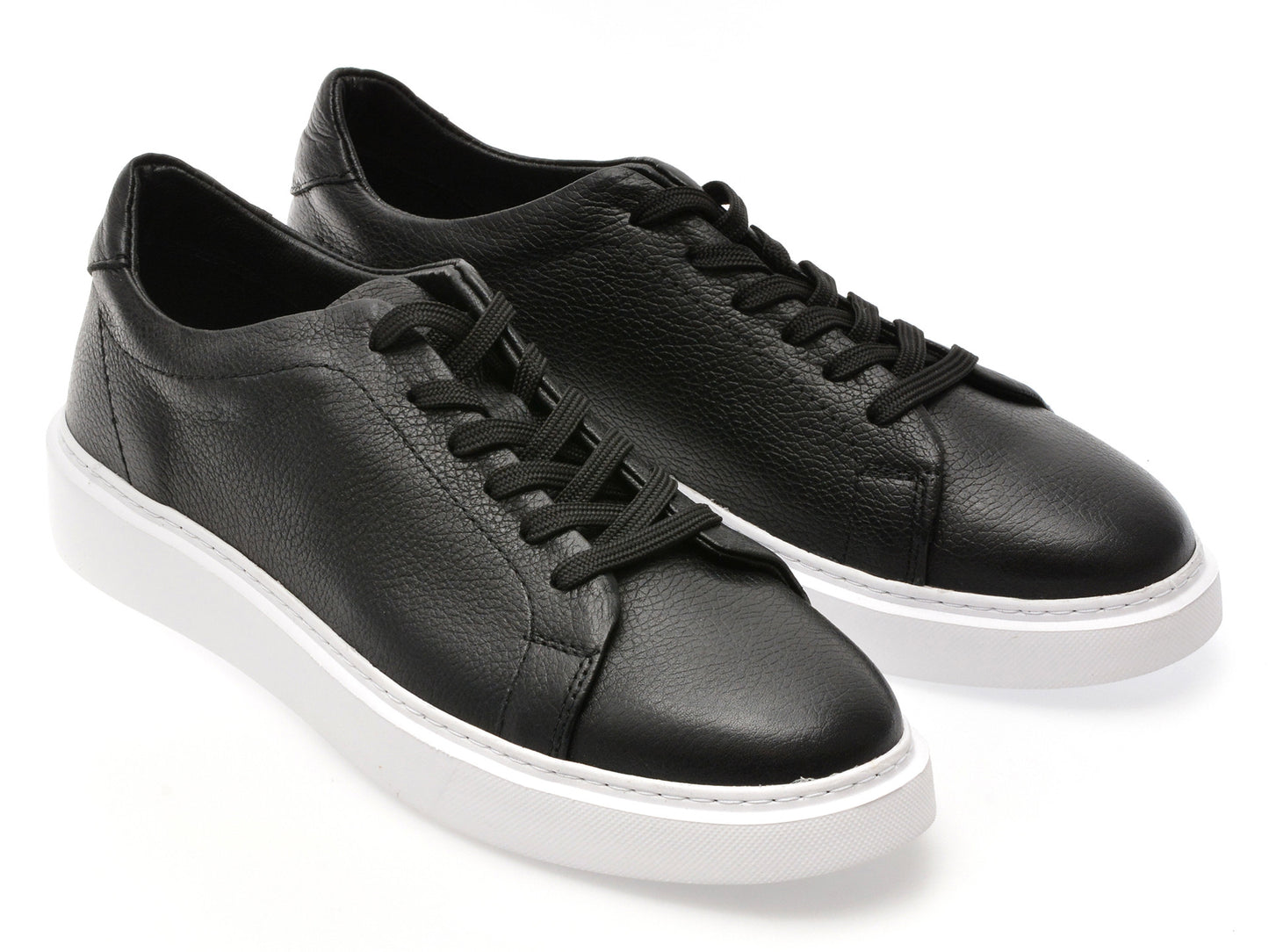 Pantofi sport GRYXA albi, M7162, din piele naturala