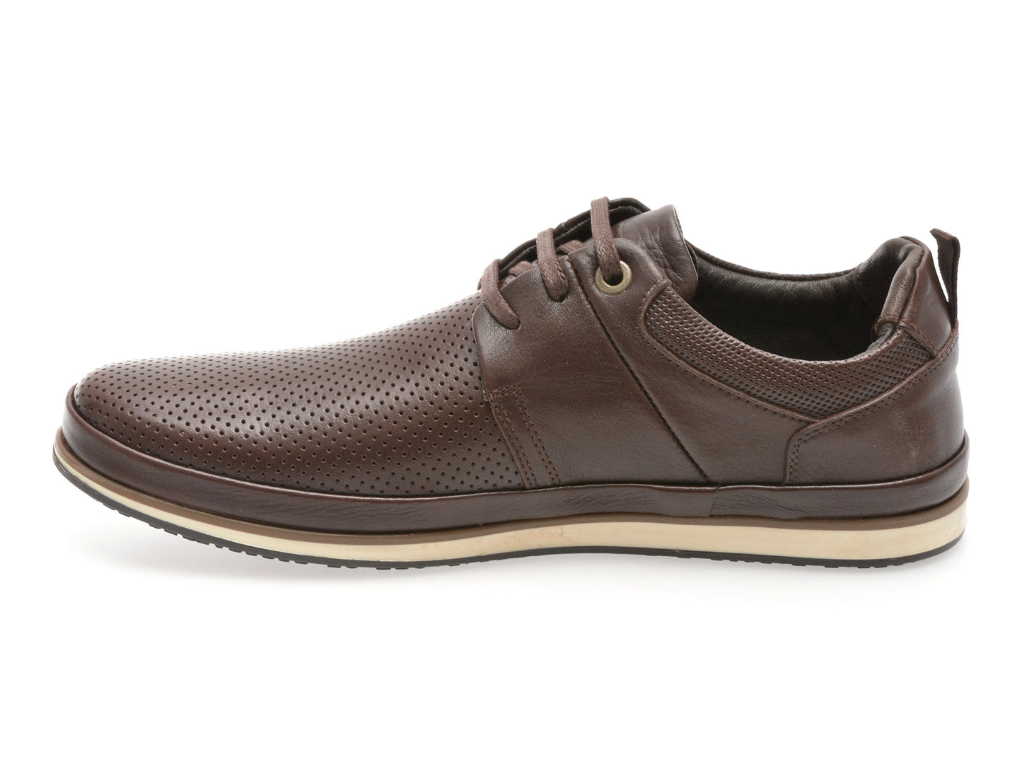 Pantofi GRYXA maro, M6819, din piele naturala