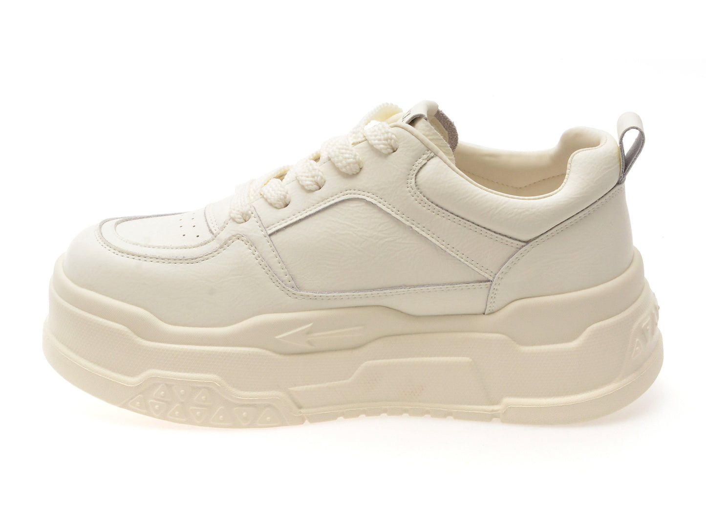 Pantofi sport GRYXA albi, 2315, din piele naturala