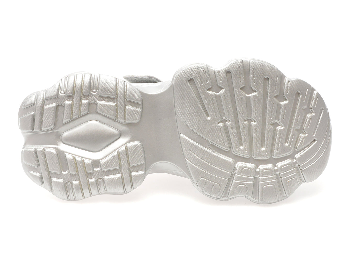 Pantofi sport GRYXA argintii, 537, din material textil