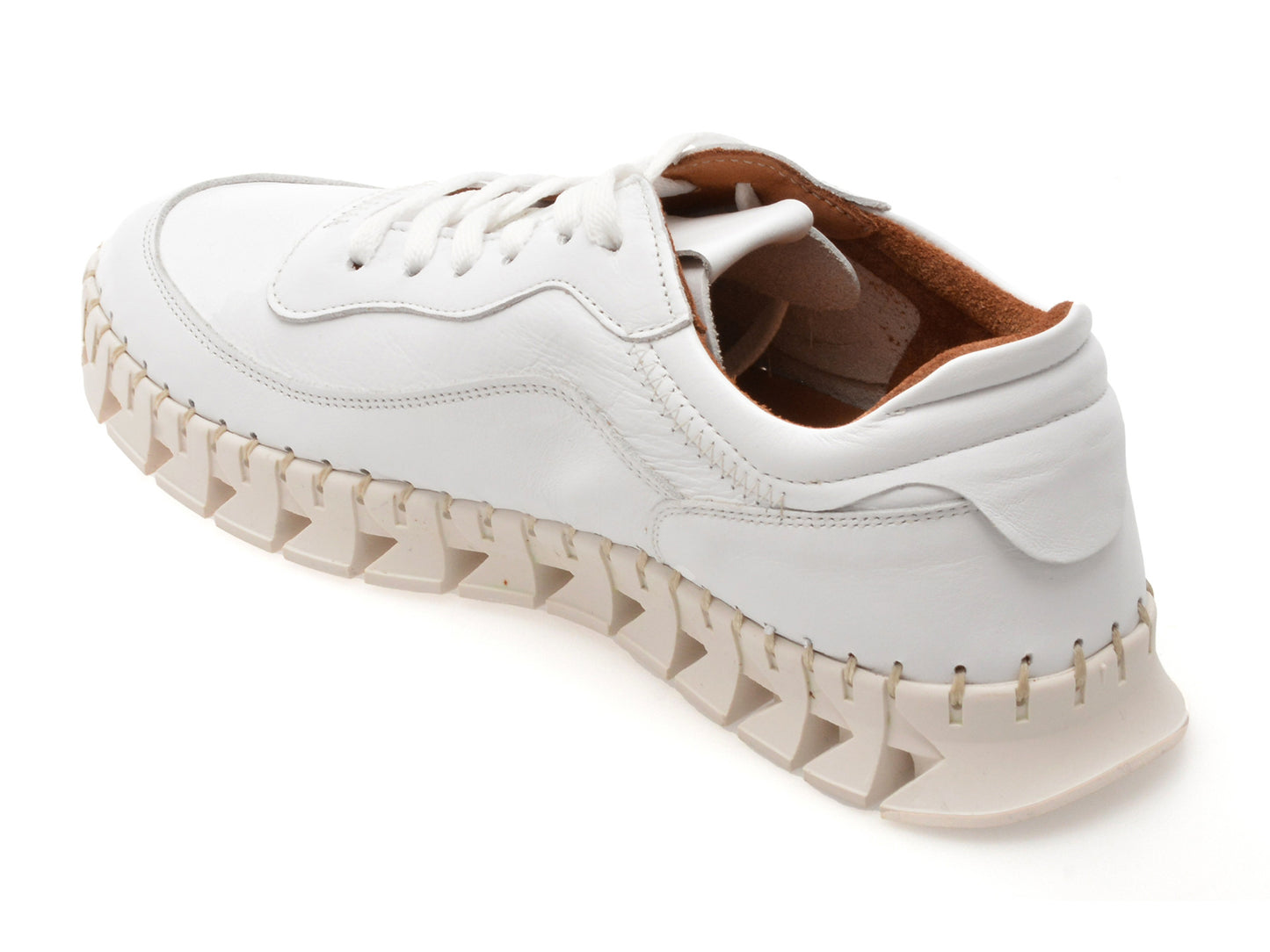 Pantofi sport GRYXA albi, 1391993, din piele naturala