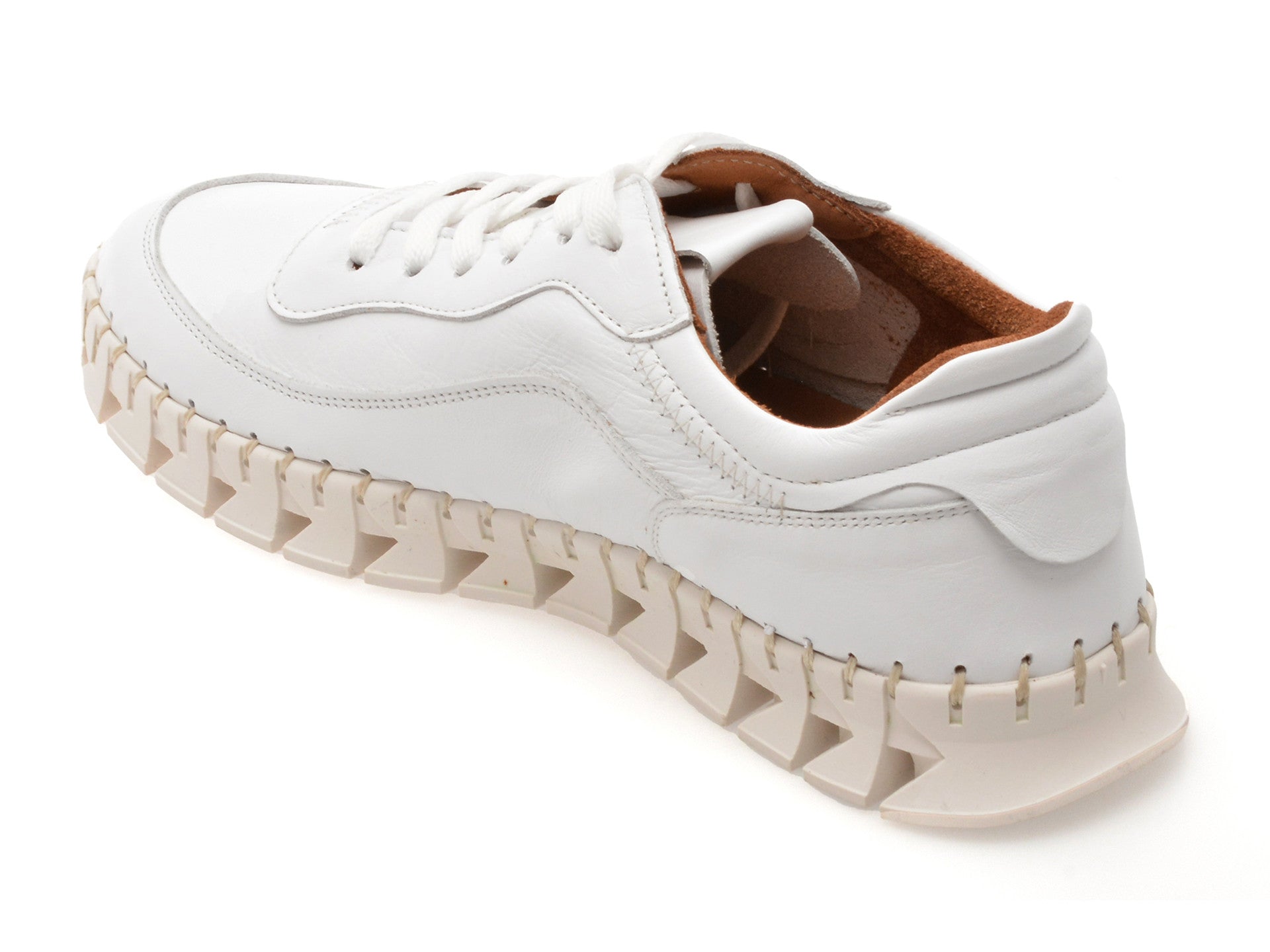 Pantofi sport GRYXA albi, 1391993, din piele naturala
