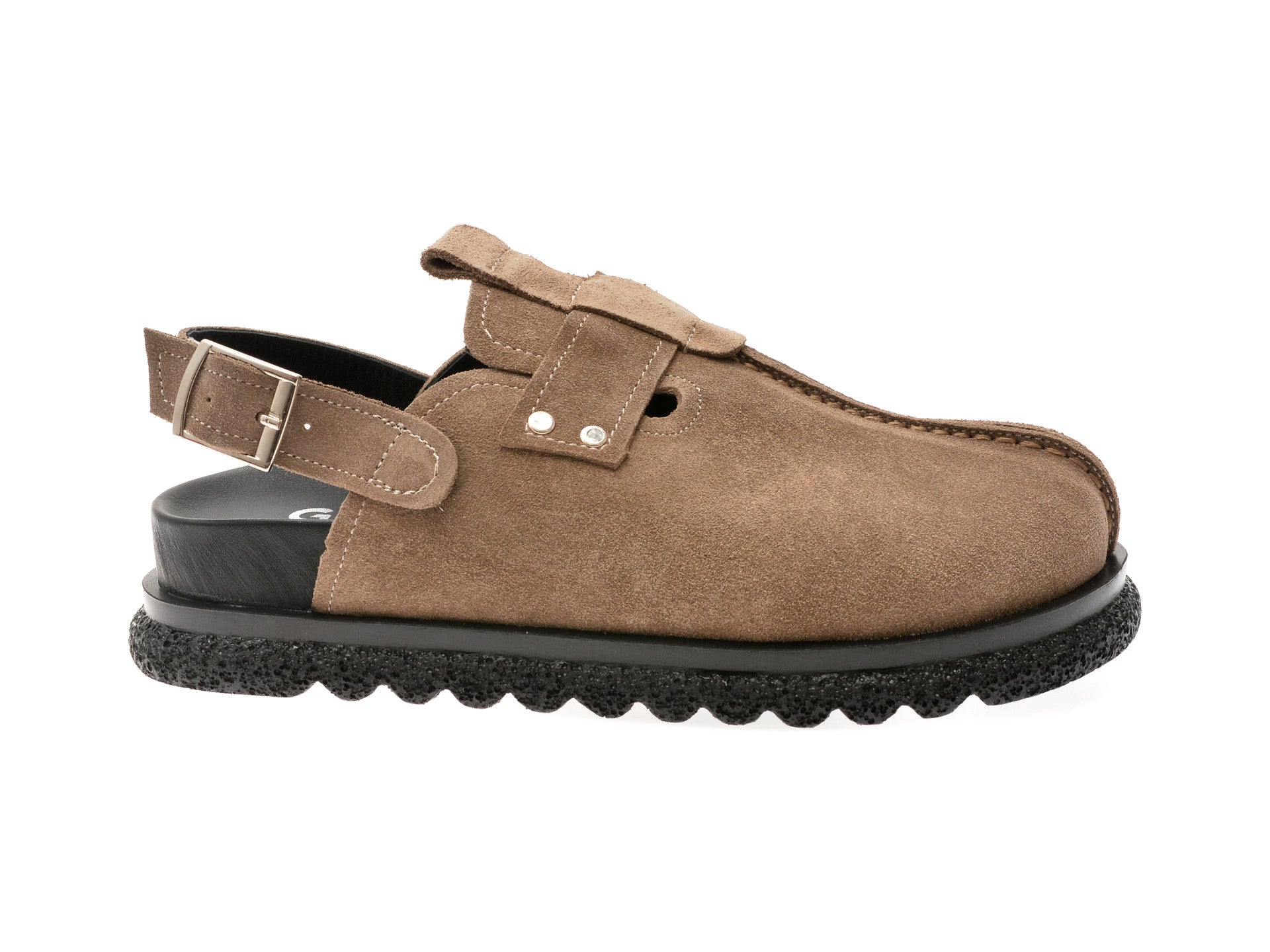 Papuci GRYXA gri, 3432585, din piele intoarsa
