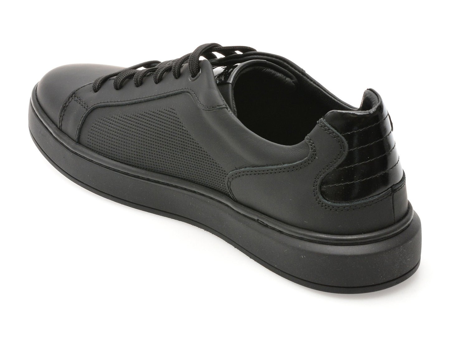Pantofi sport GRYXA negri, MB1400, din piele naturala