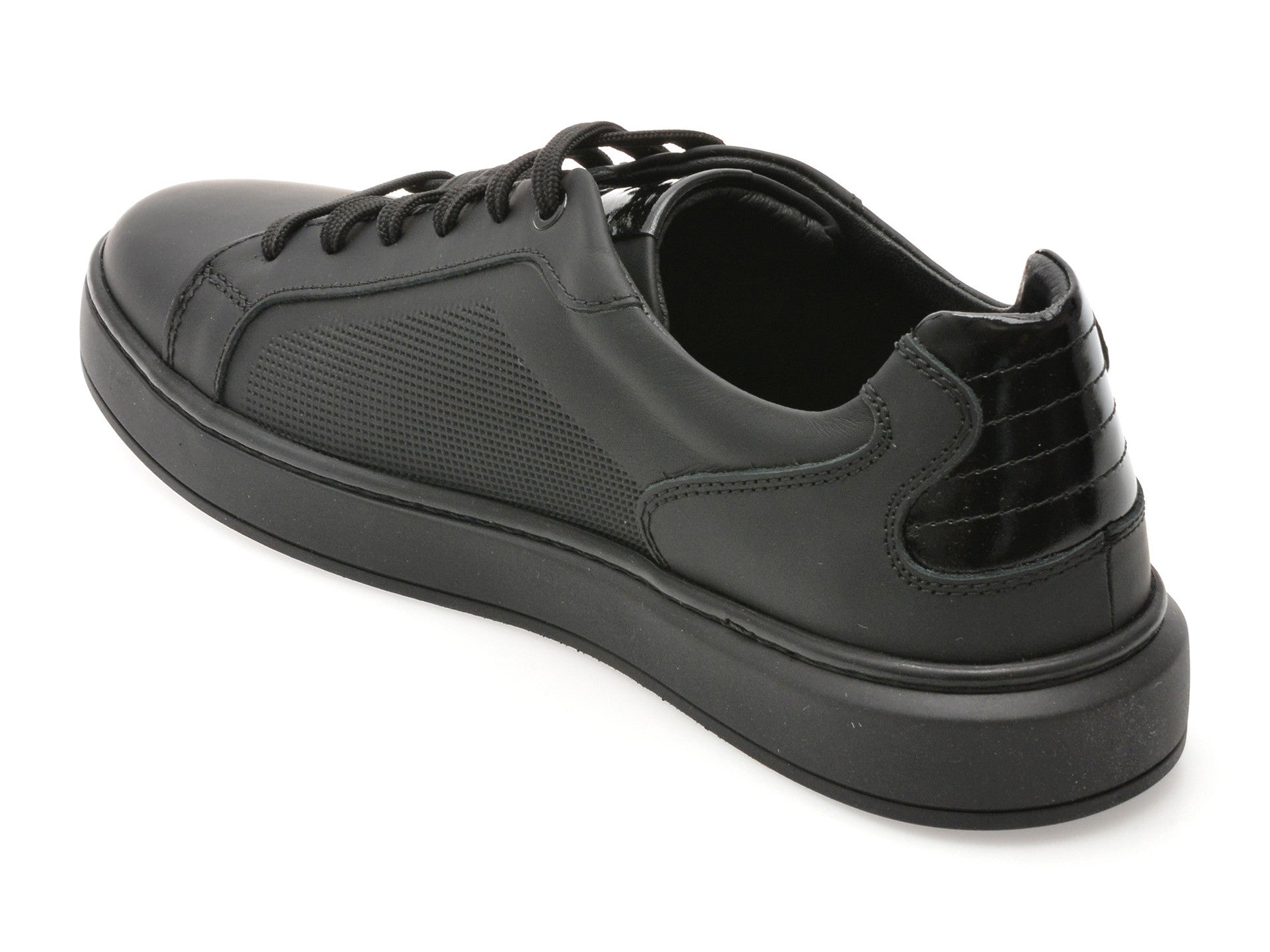 Pantofi sport GRYXA negri, MB1400, din piele naturala