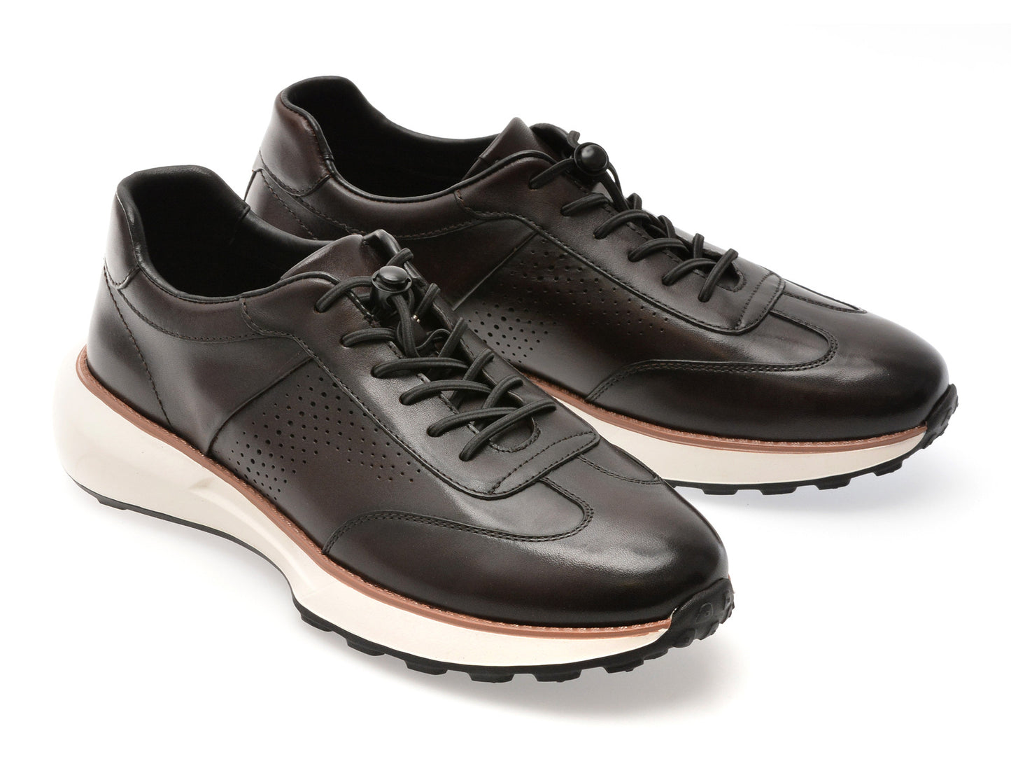 Pantofi sport GRYXA maro, AF1950, din piele naturala