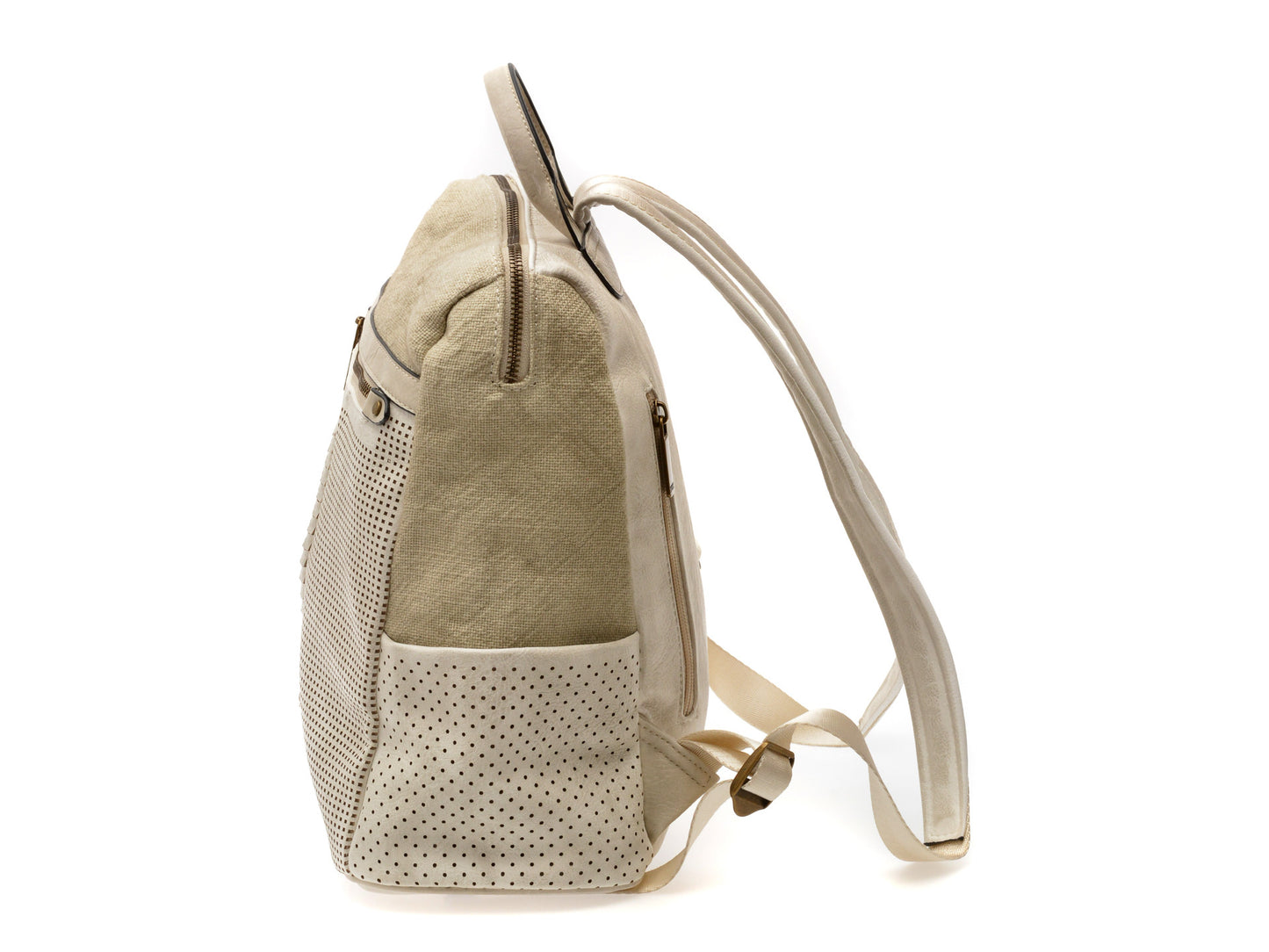 Rucsac GRYXA gri, 1593, din piele ecologica