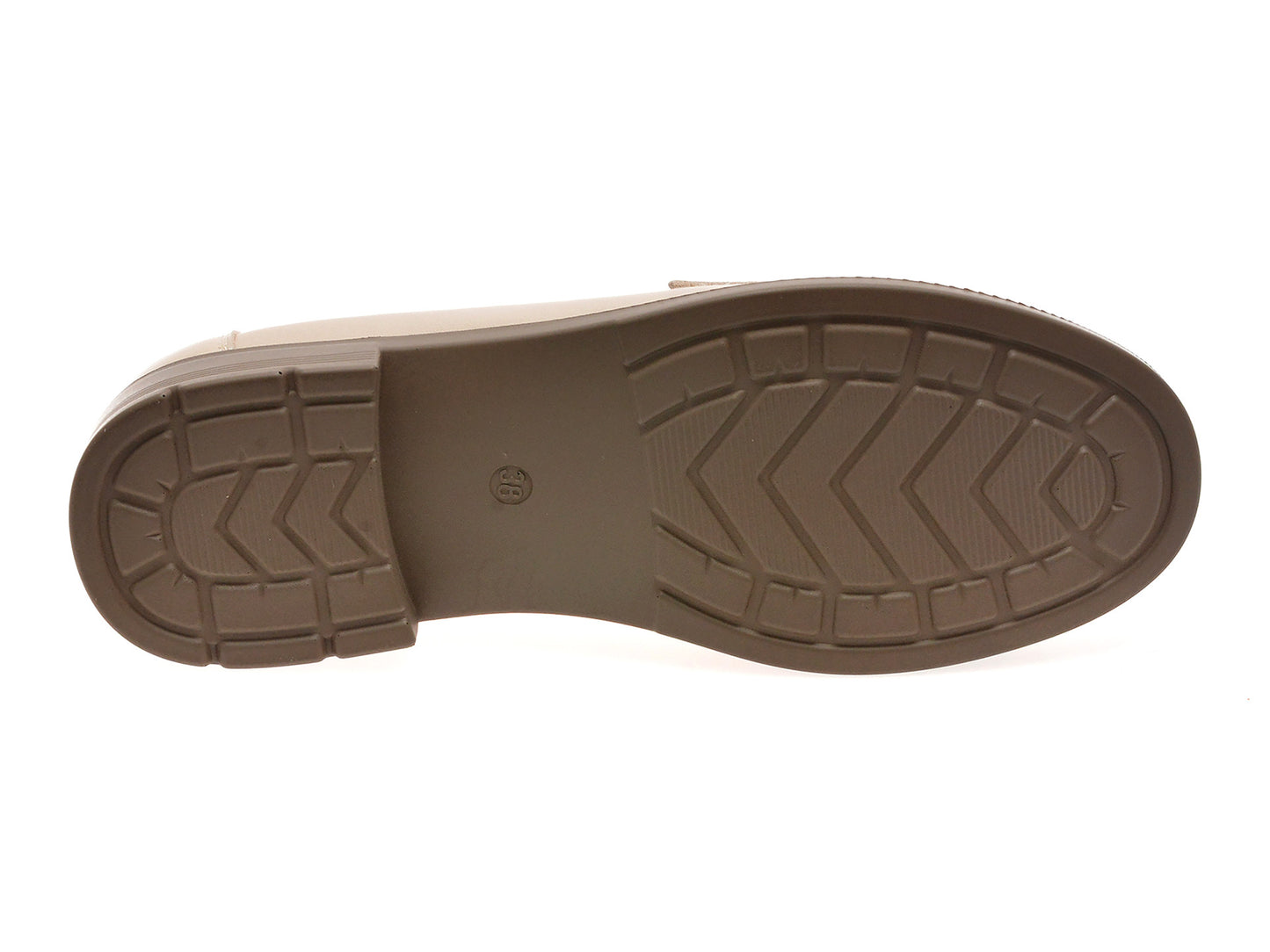 Mocasini GRYXA bej, 3778516, din piele naturala