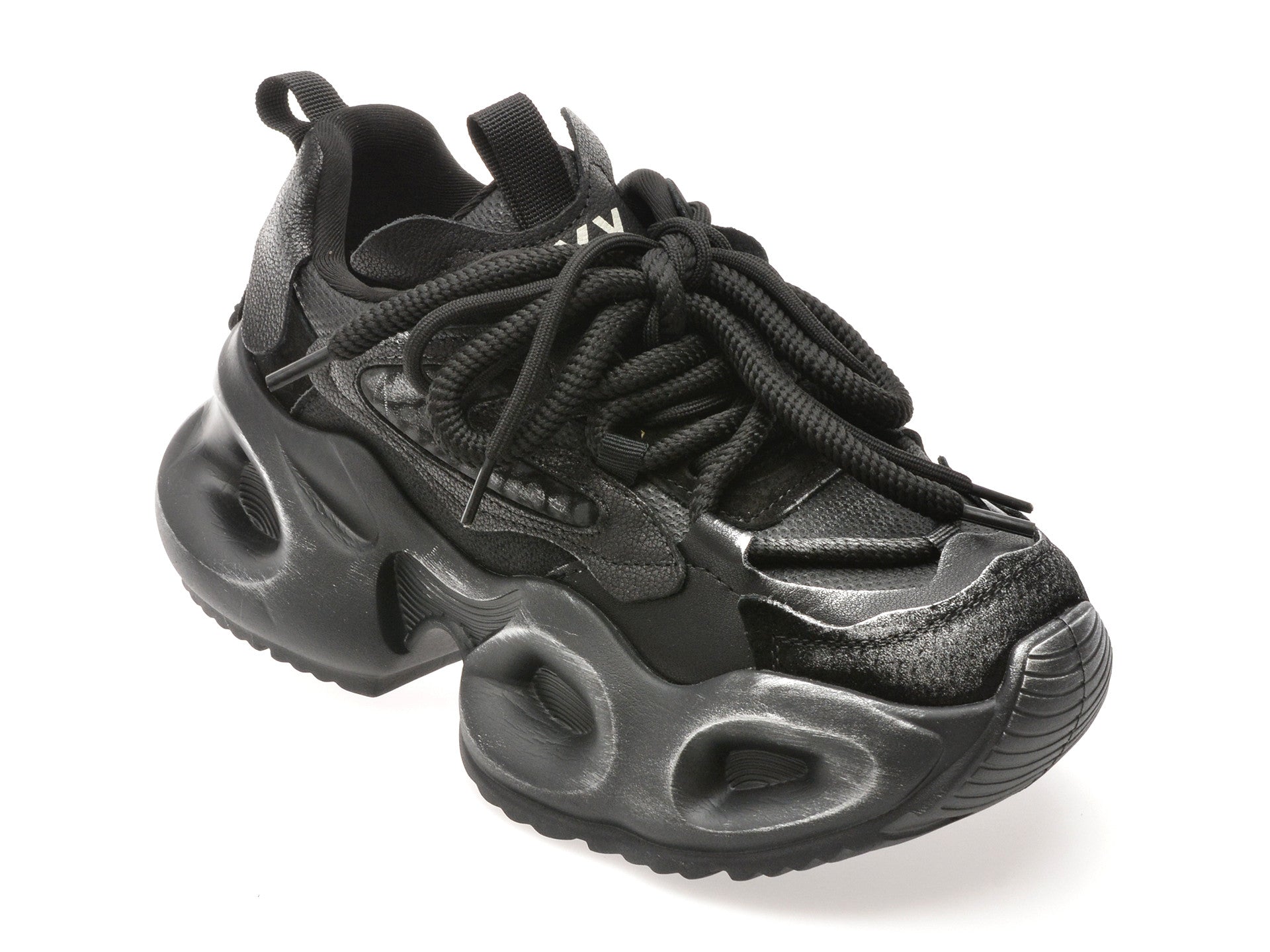 Pantofi sport GRYXA negri, 30372, din material textil
