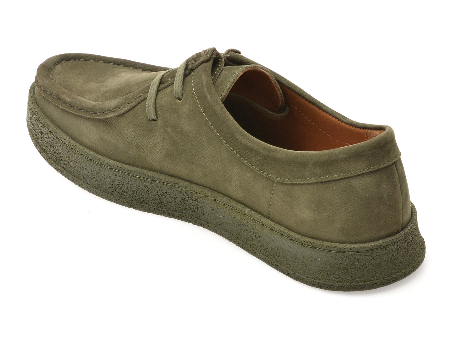 Mocasini GRYXA kaki, M71802, din nabuc