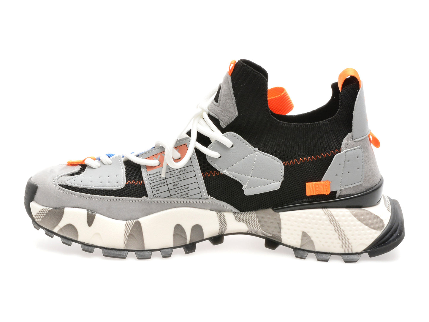 Pantofi sport GRYXA portocalii, 18159, din material textil