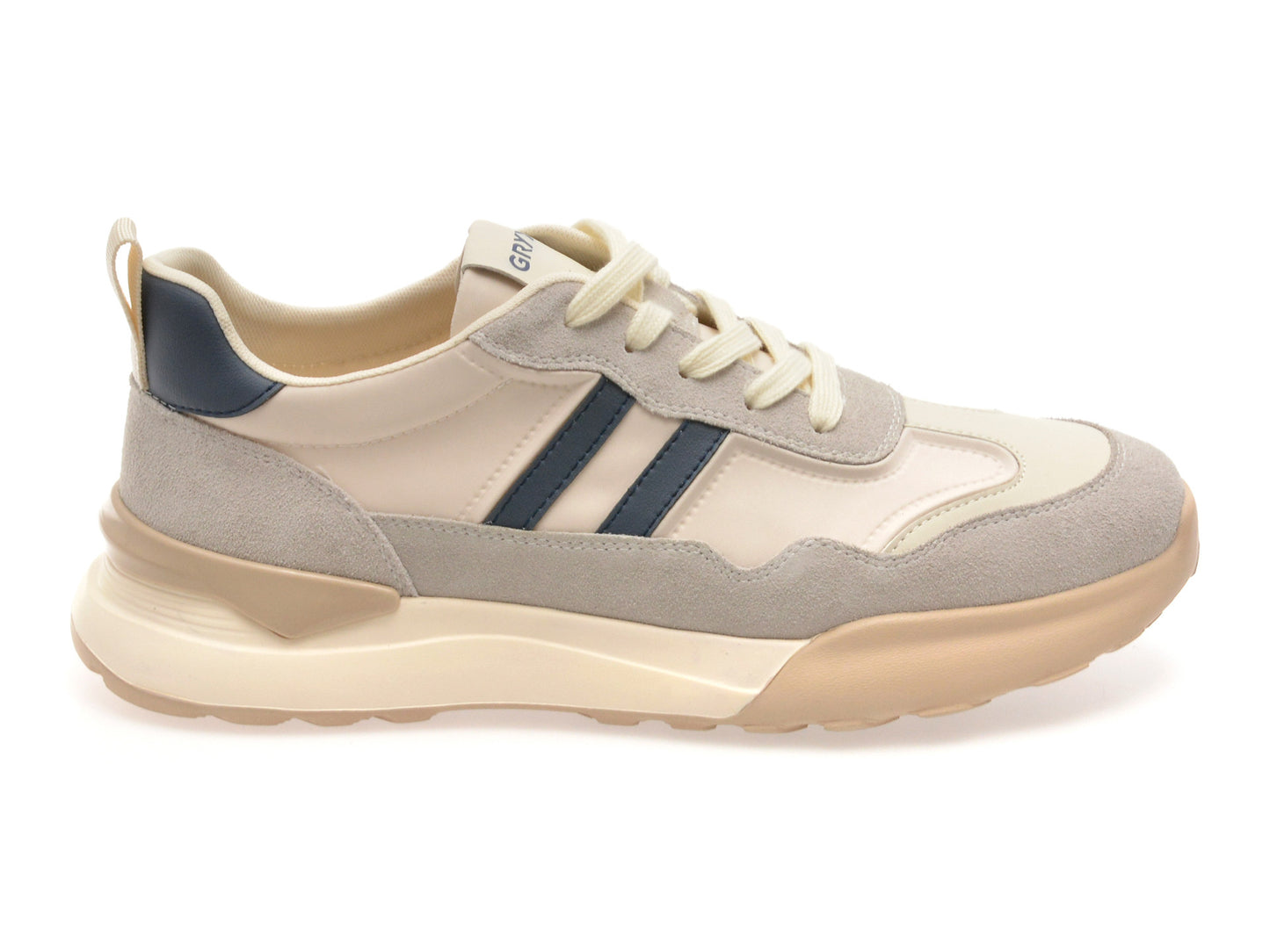 Pantofi sport GRYXA bej, 8001, din material textil