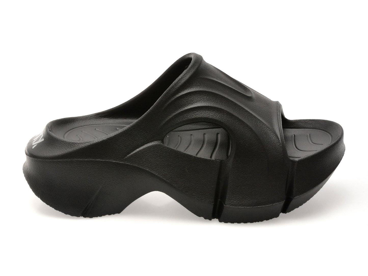 Papuci GRYXA negri, XY03, din pvc