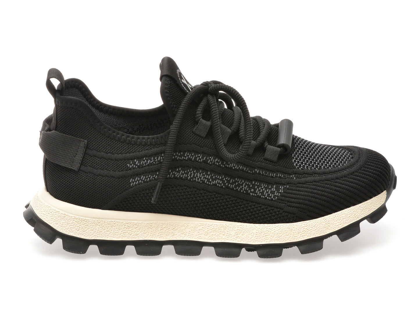 Pantofi sport GRYXA negri, 5212, din material textil