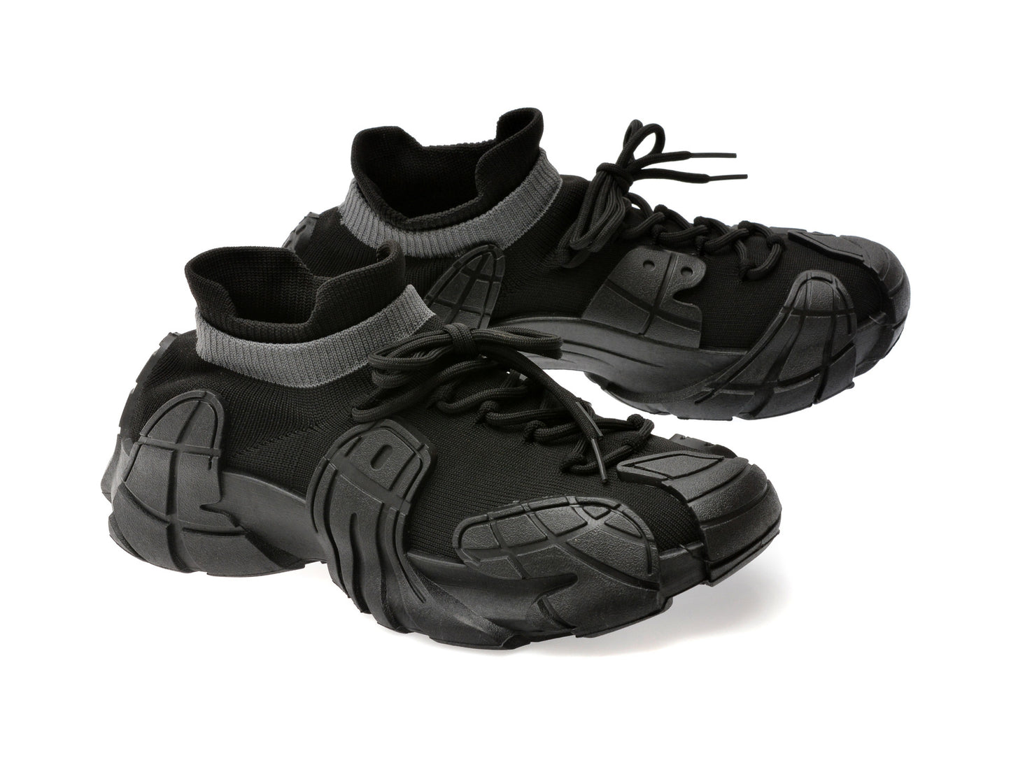 Pantofi sport GRYXA negri, 8809, din material textil