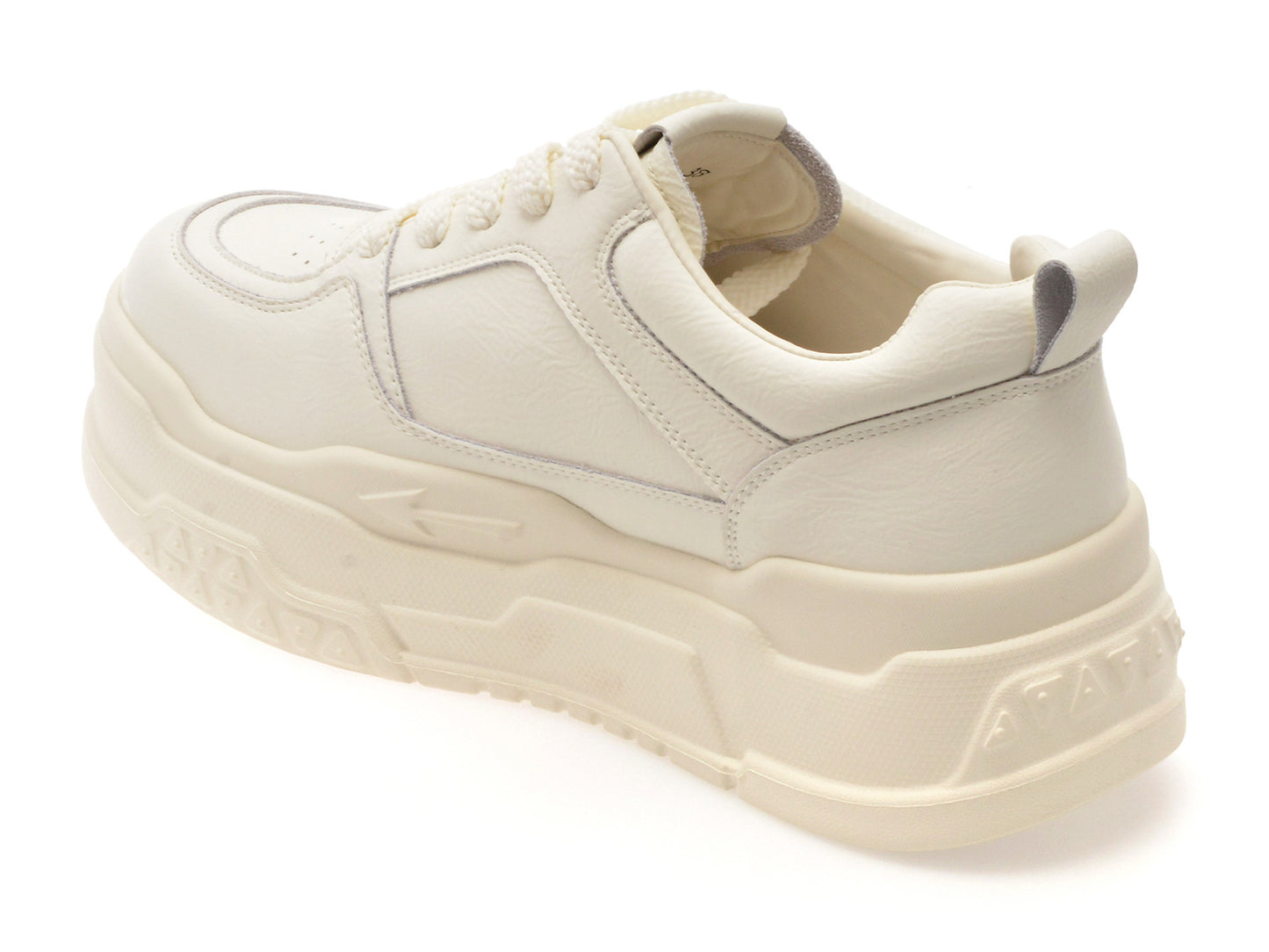 Pantofi sport GRYXA albi, 2315, din piele naturala