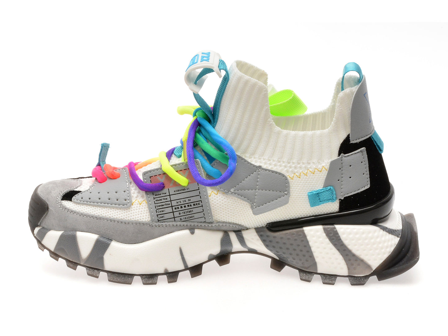 Pantofi sport GRYXA portocalii, 18159, din material textil