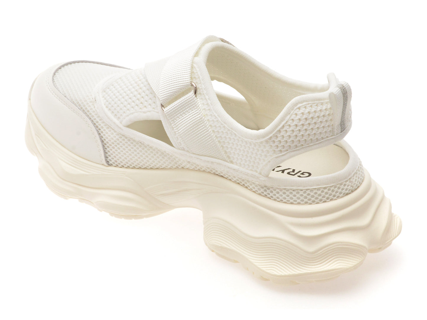 Pantofi sport GRYXA argintii, 537, din material textil