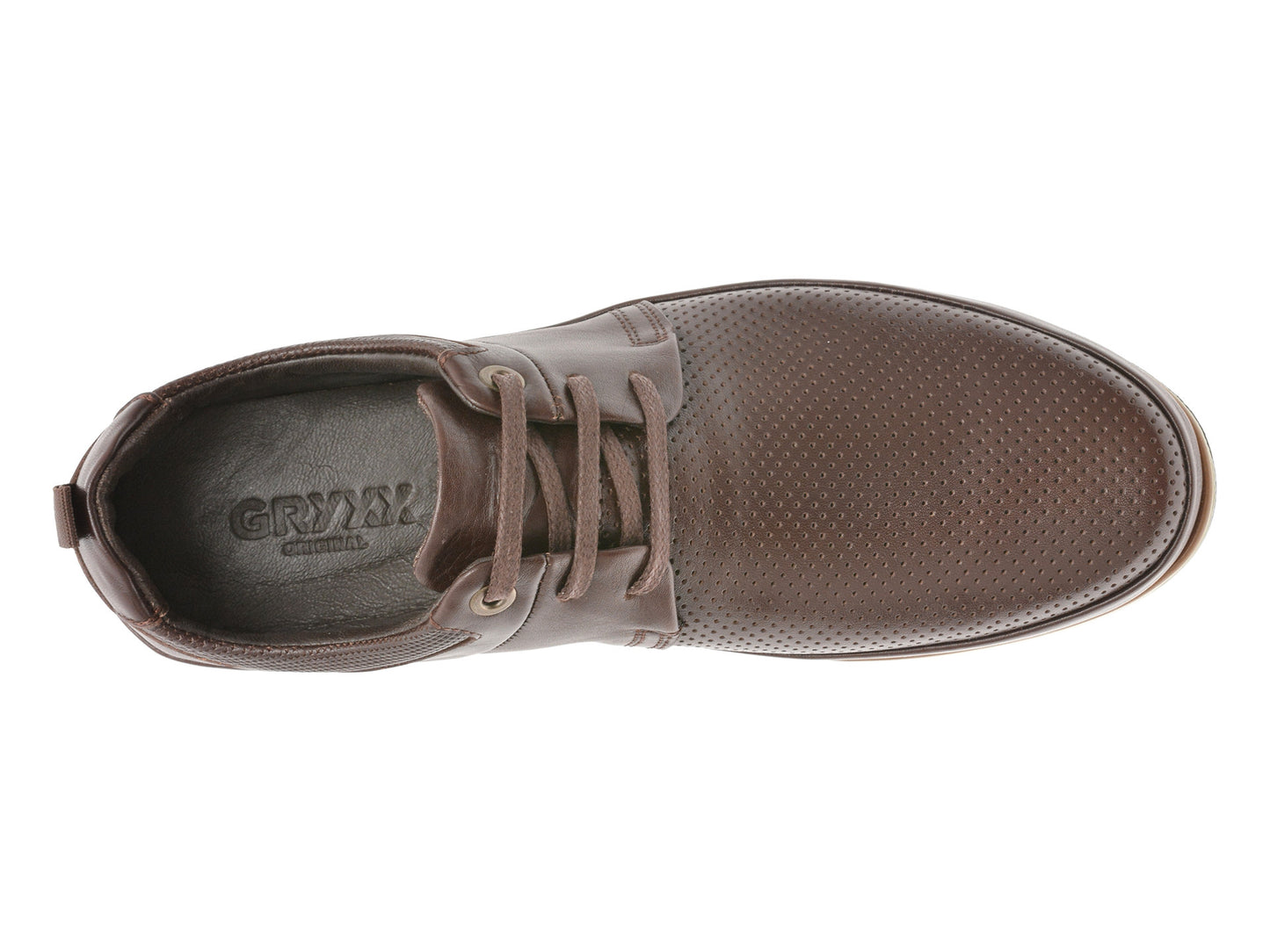 Pantofi GRYXA maro, M6819, din piele naturala