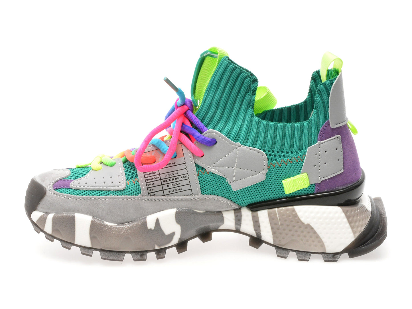 Pantofi sport GRYXA portocalii, 18159, din material textil