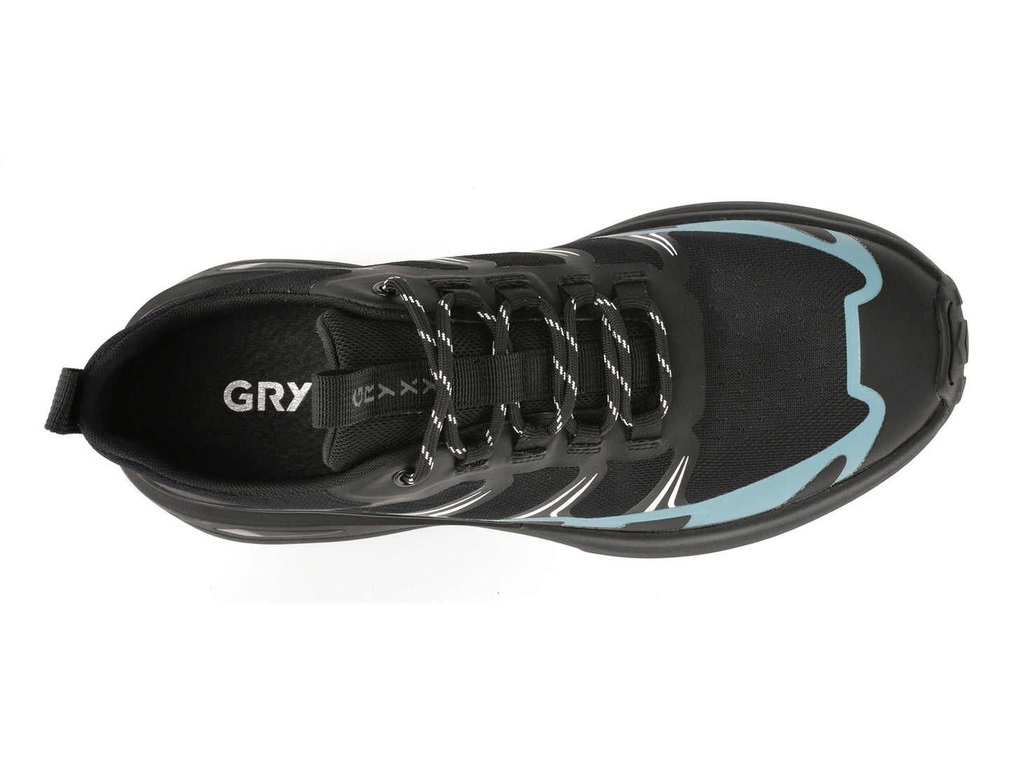 Pantofi sport GRYXA negri, GT4014, din material textil