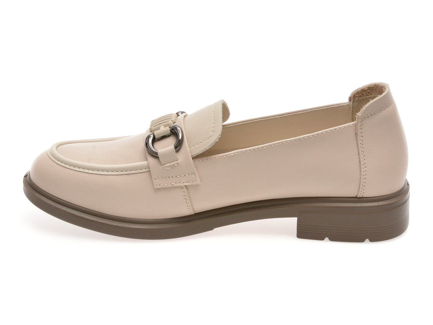 Mocasini GRYXA bej, 3778516, din piele naturala