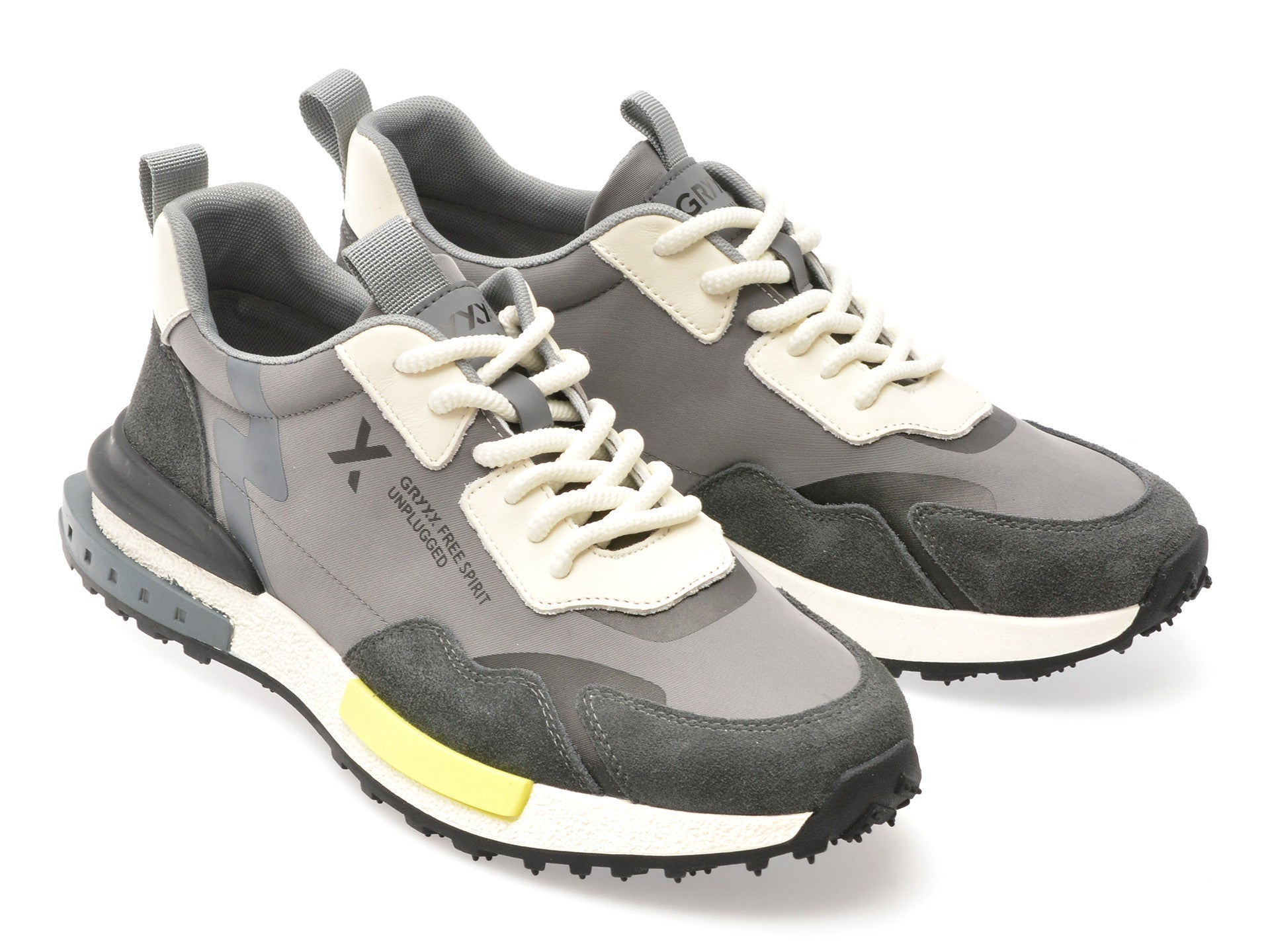 Pantofi sport GRYXA negri, 8286, din material textil